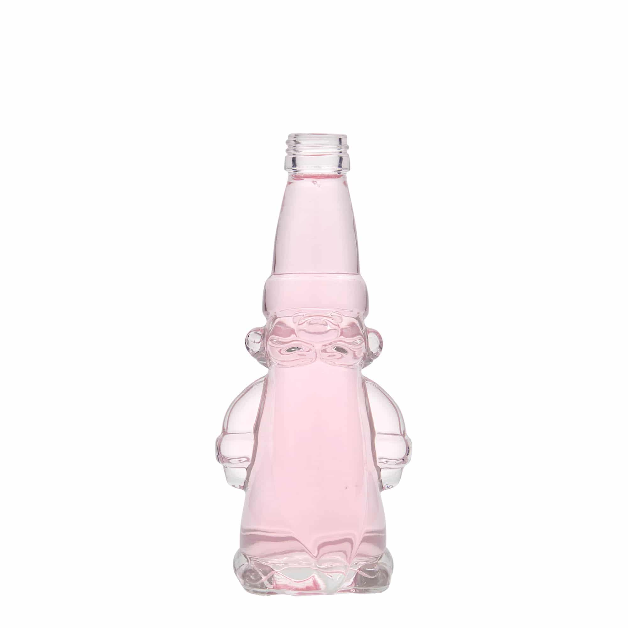 200 ml glasflaske 'Julenisse', åbning: PP 28