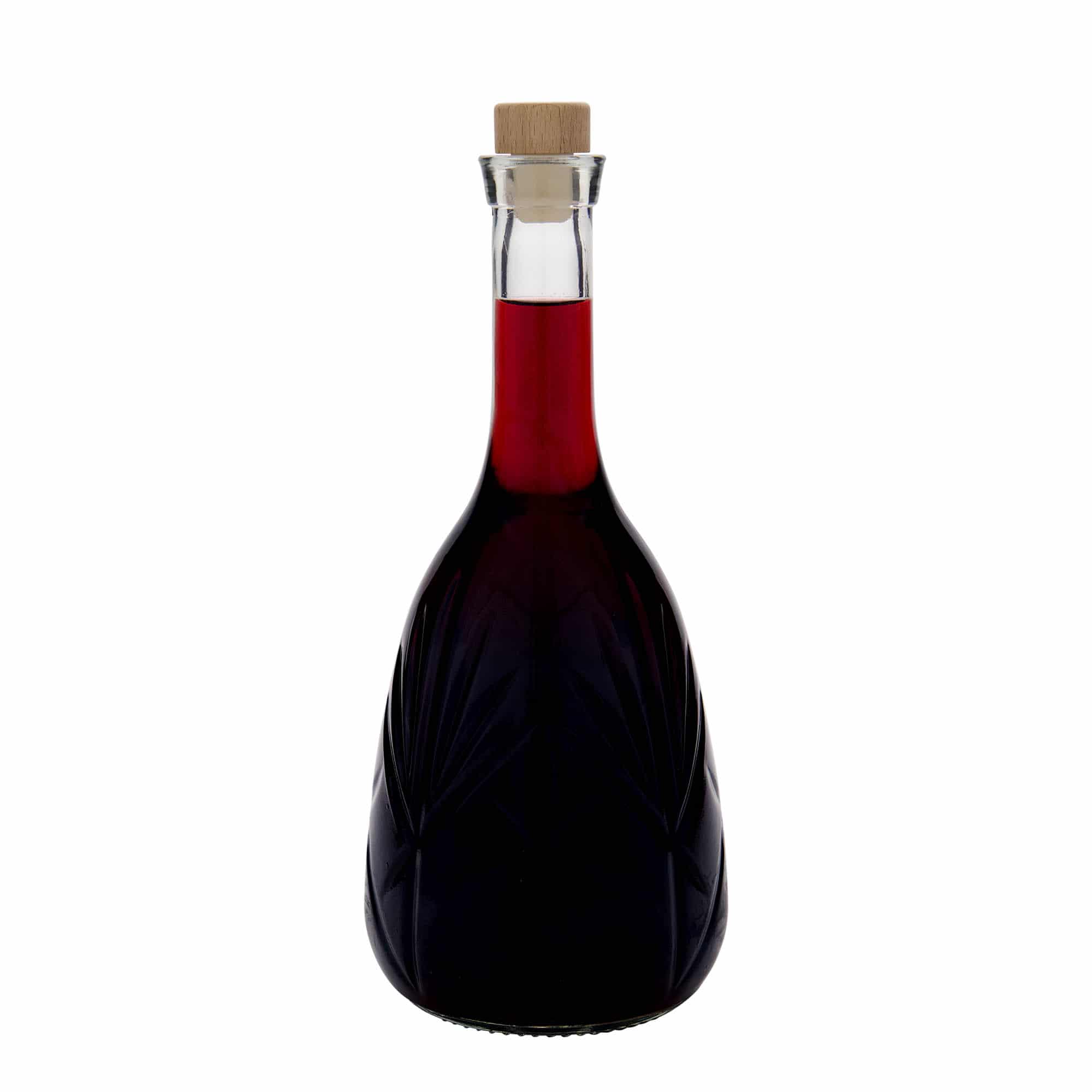 1.000 ml glasflaske 'Reliefa', åbning: Kork