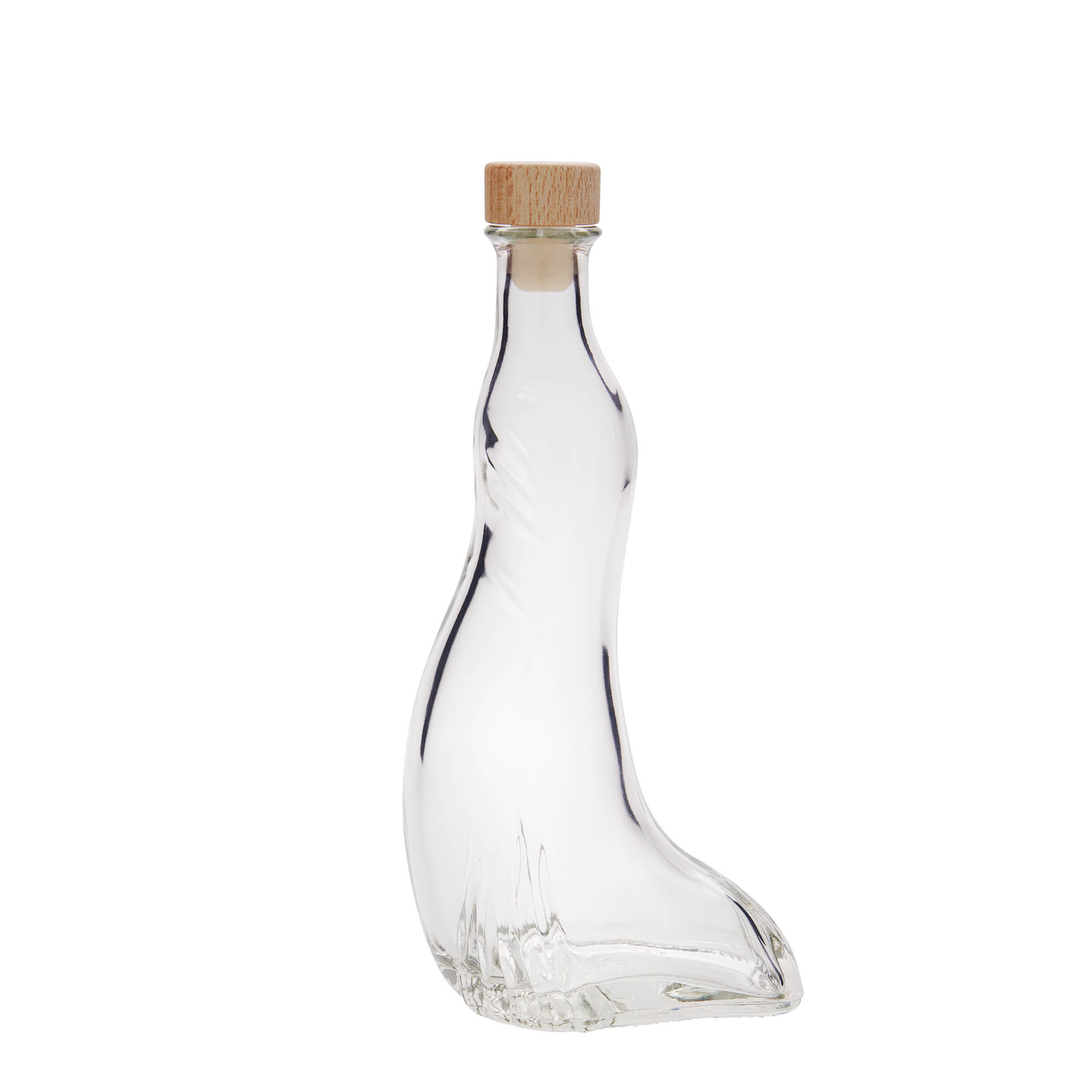 200 ml glasflaske 'Sæl', åbning: kork 200 ml glasflaske 'Sæl', åbning: kork