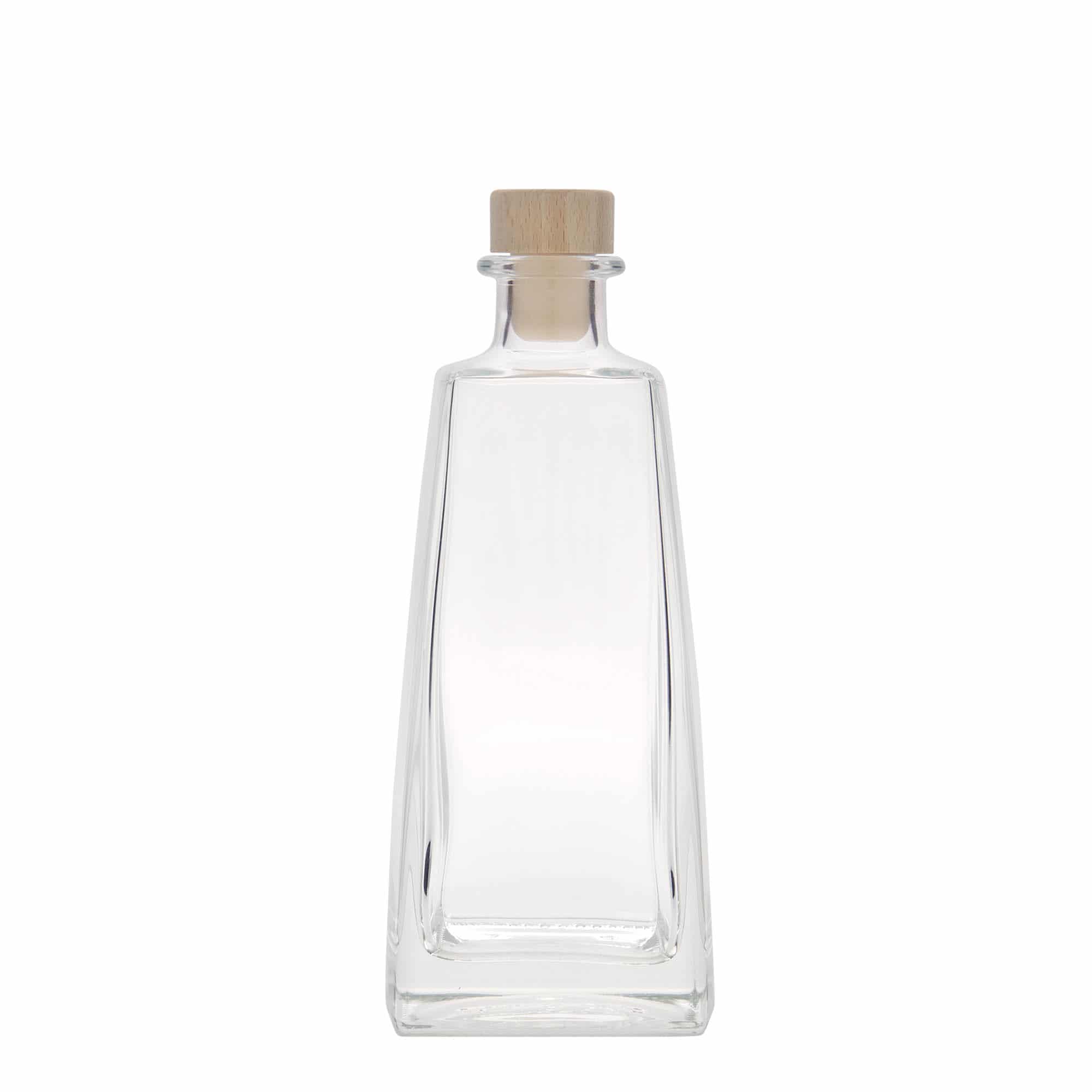350 ml glasflaske 'Timmy', firkantet, åbning: Kork