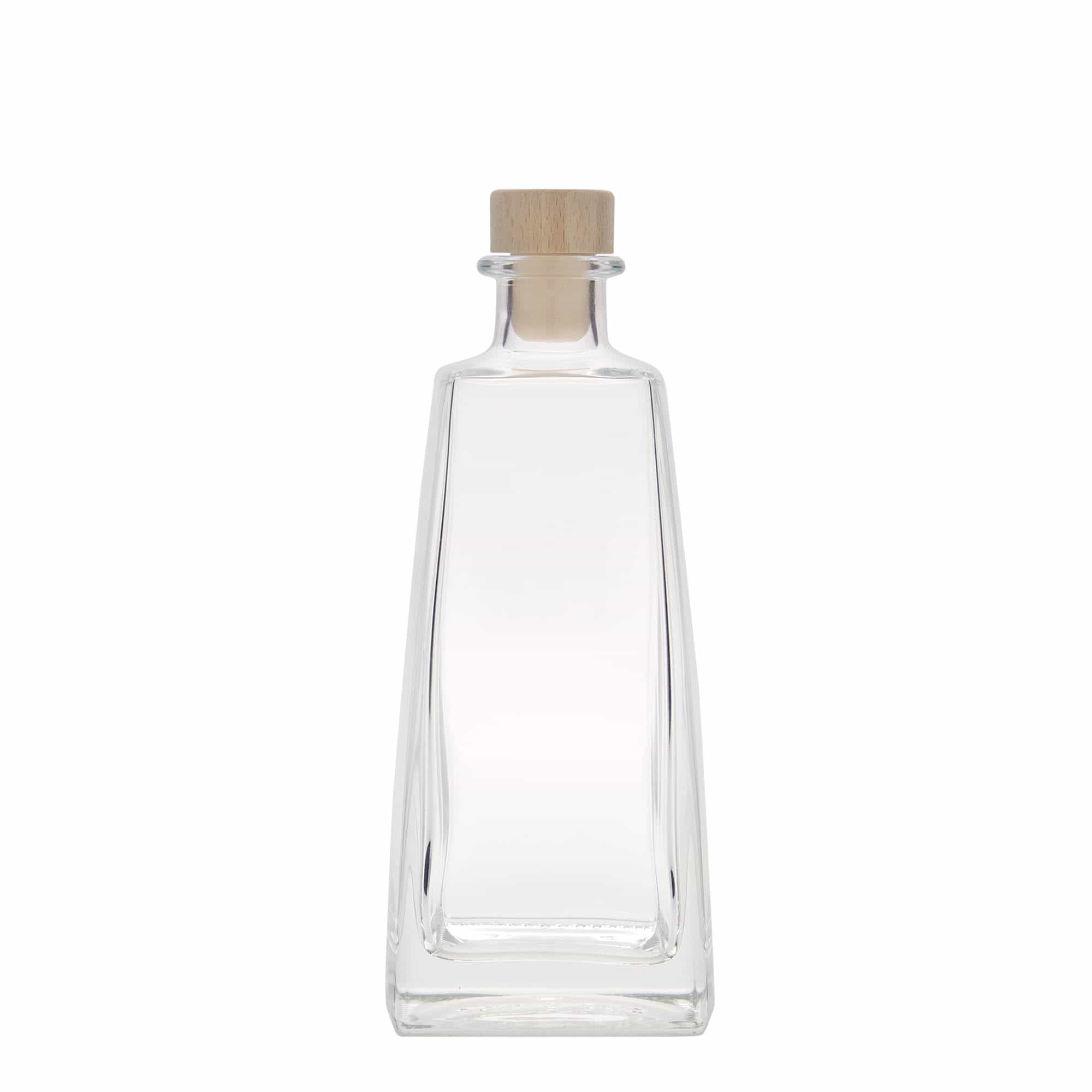 350 ml glasflaske 'Timmy', rektangulær, åbning: kork