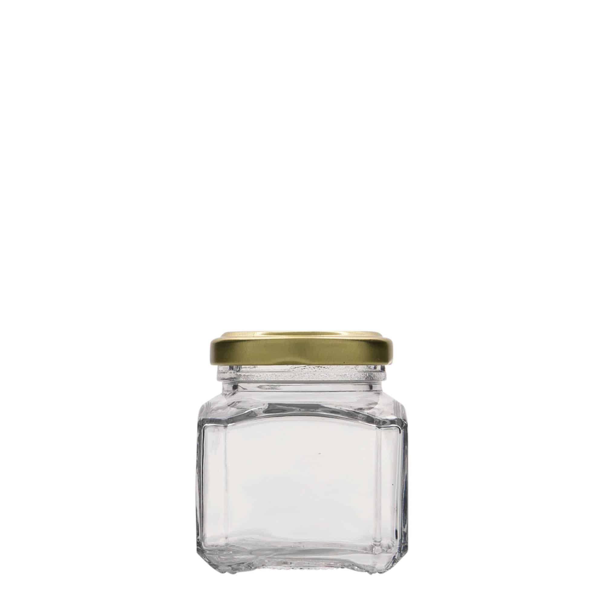 106 ml firkantet glas 'Mailand', åbning: Twist-Off (TO 48)