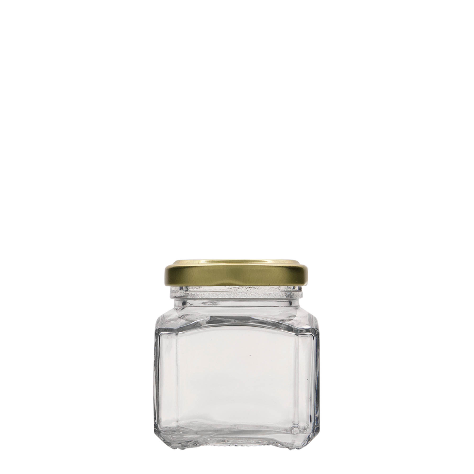 106 ml firkantet glas 'Mailand', åbning: Twist-Off (TO 48)