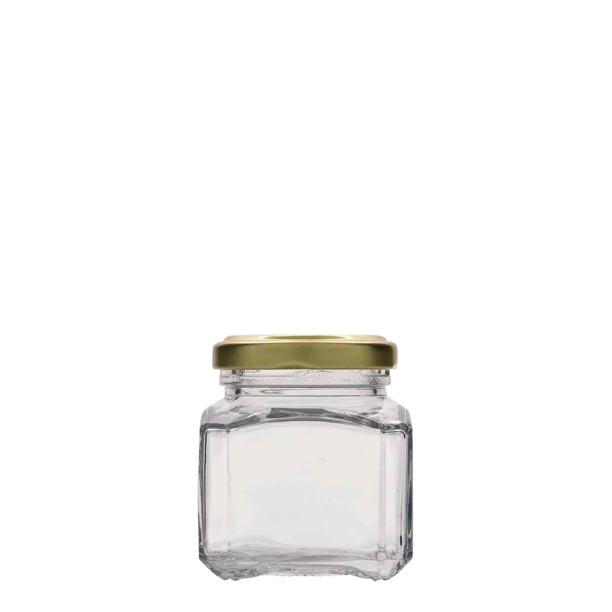 106 ml firkantet glas 'Mailand', åbning: Twist-Off (TO 48)