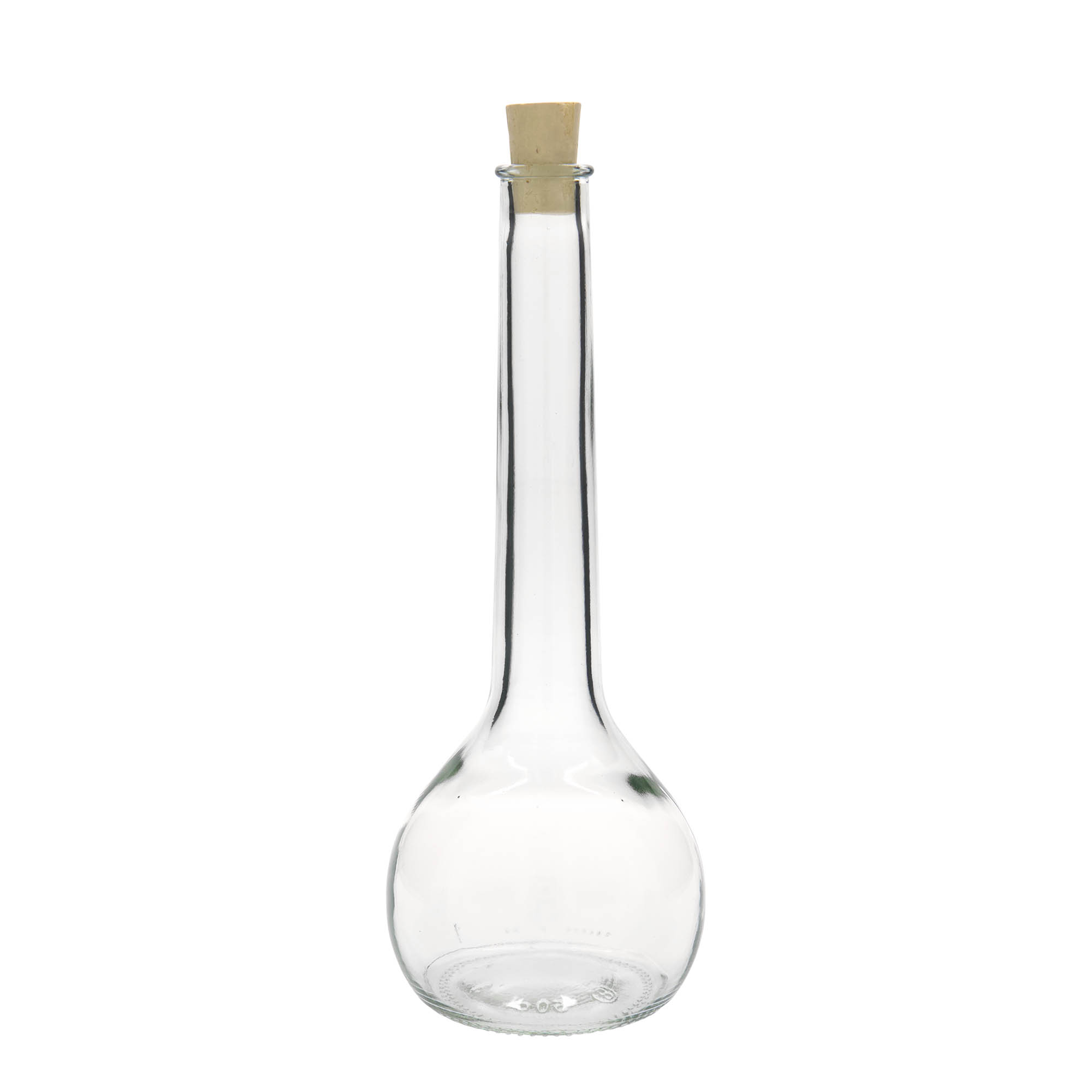 500 ml glasflaske 'Tulipano', åbning: kork