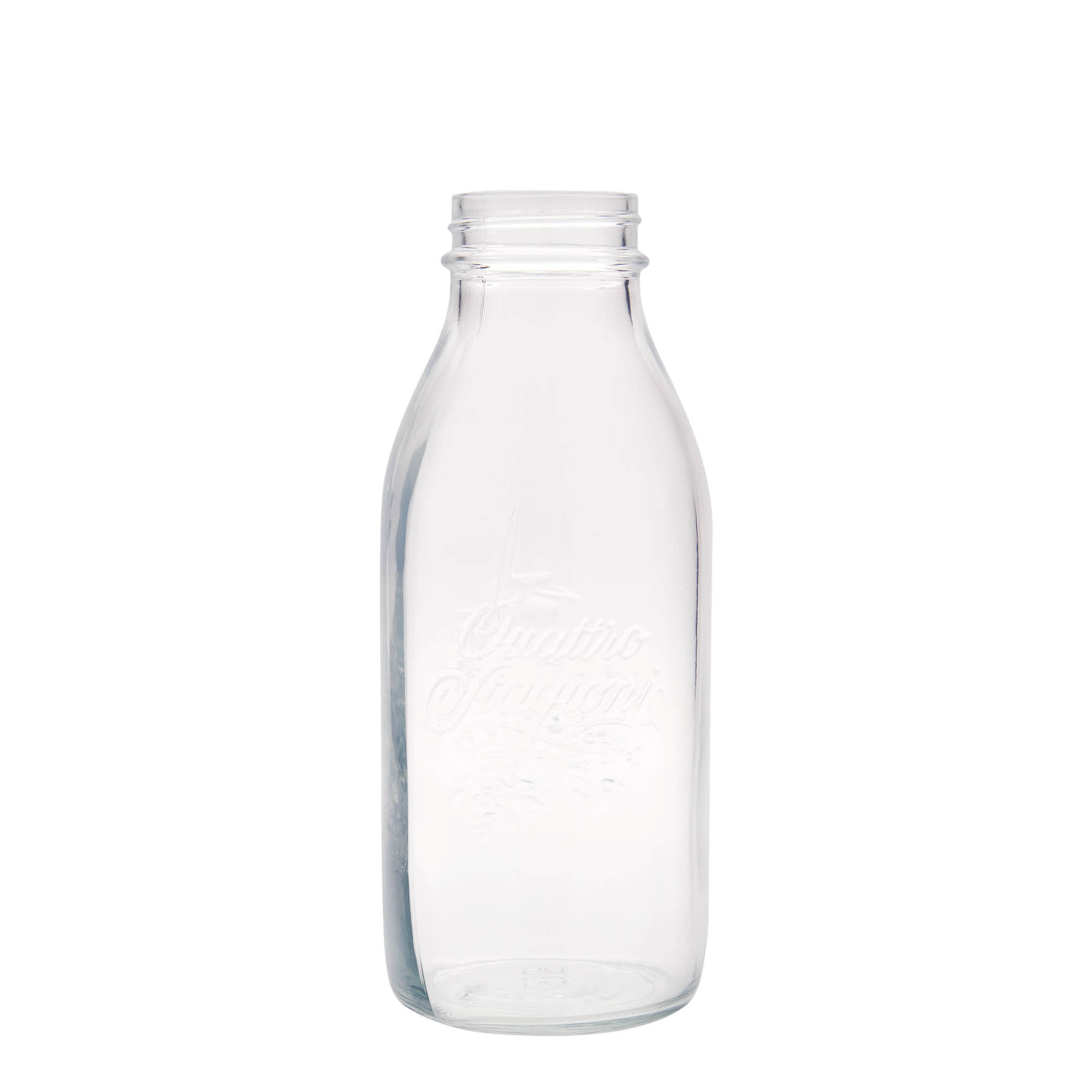 1.000 ml glasflaske 'Quattro Stagioni', åbning: skruelåg 1.000 ml glasflaske 'Quattro Stagioni', åbning: skruelåg