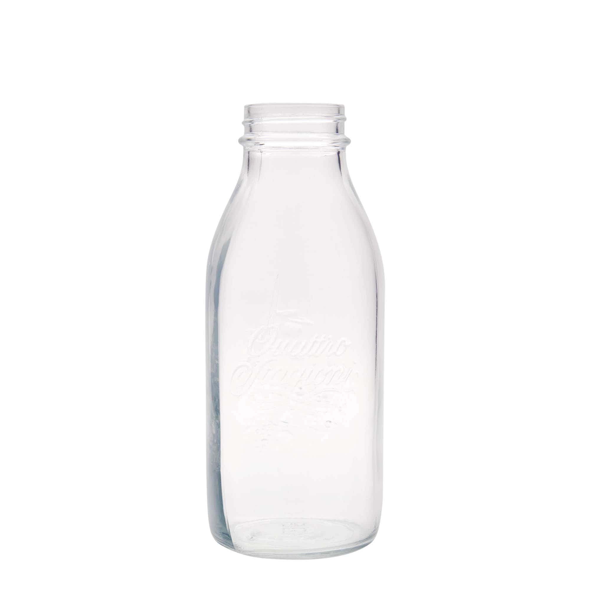 1.000 ml glasflaske 'Quattro Stagioni', åbning: skruelåg