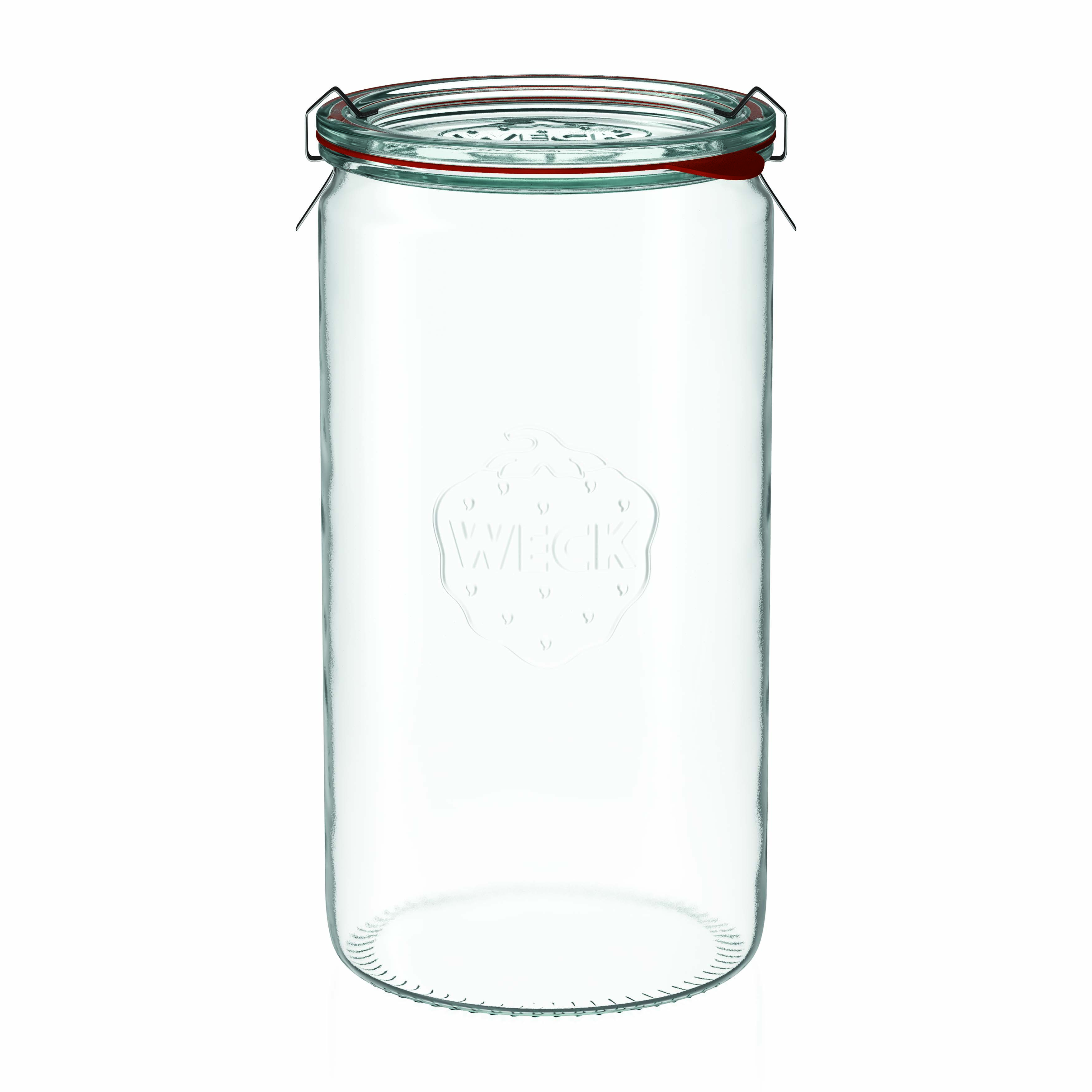 1.575 ml WECK-cylinderglas, åbning: rund kant