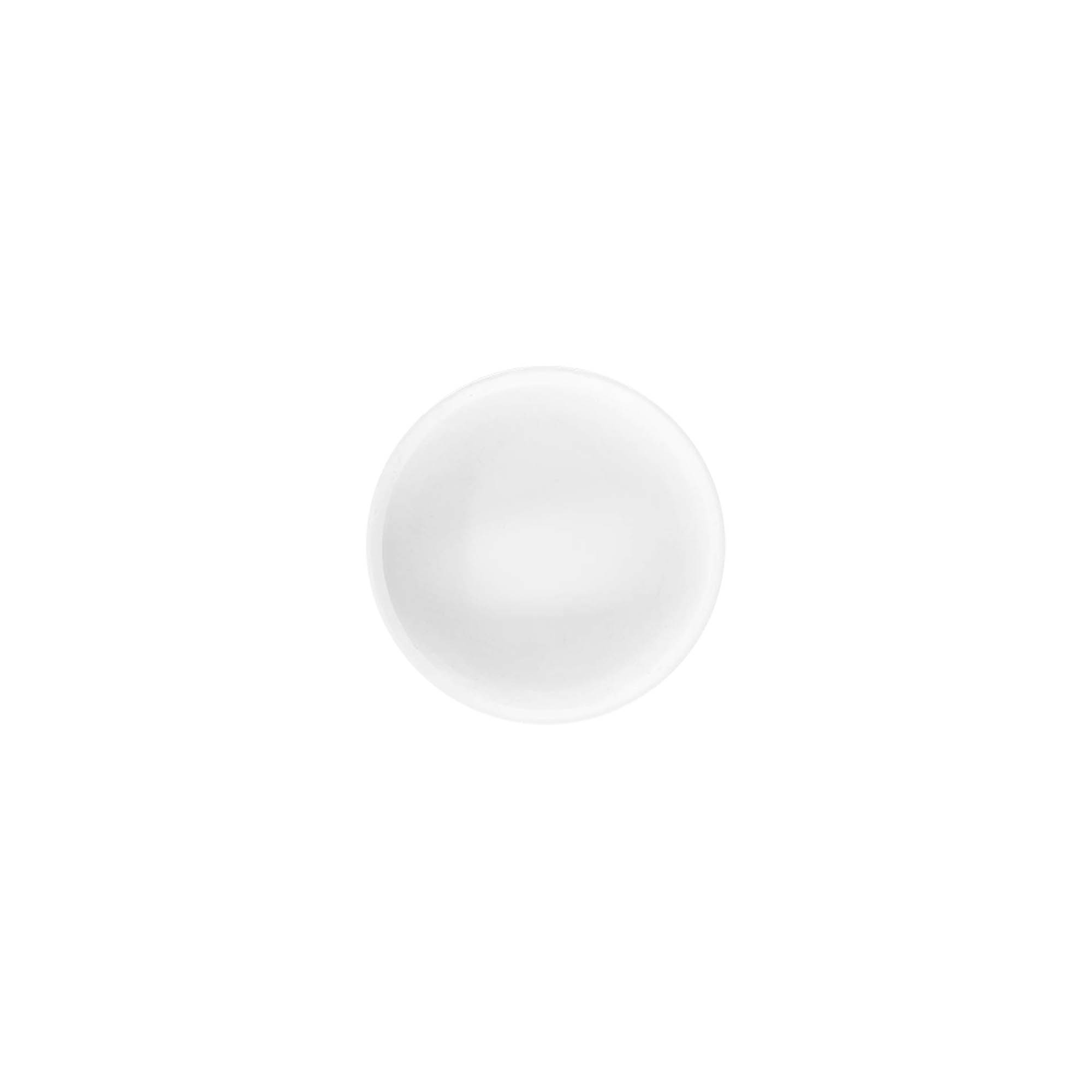 Skruelåg 'White Line' 6 ml, PP-plast, hvid