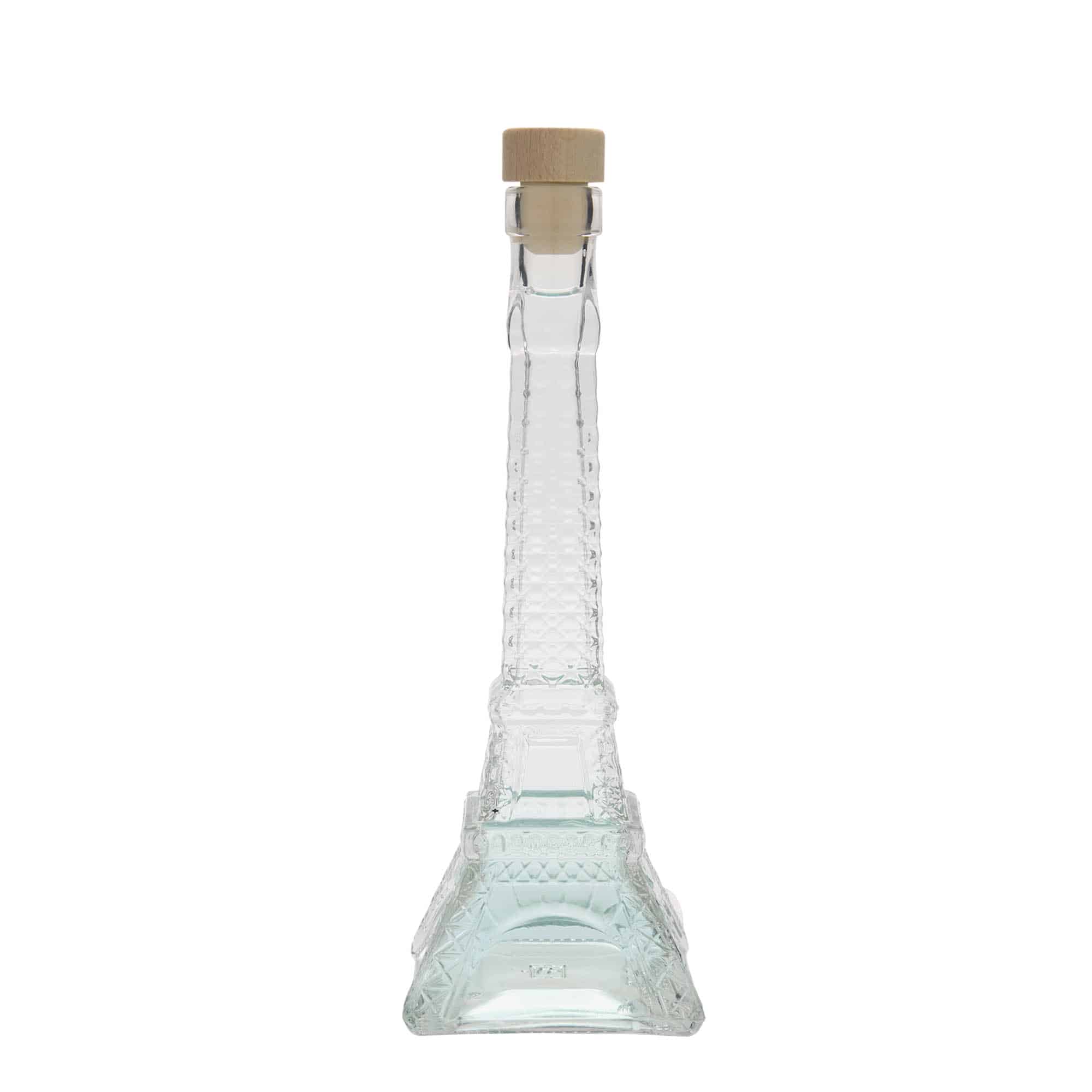 200 ml glasflaske 'Eiffeltårnet', åbning: Kork