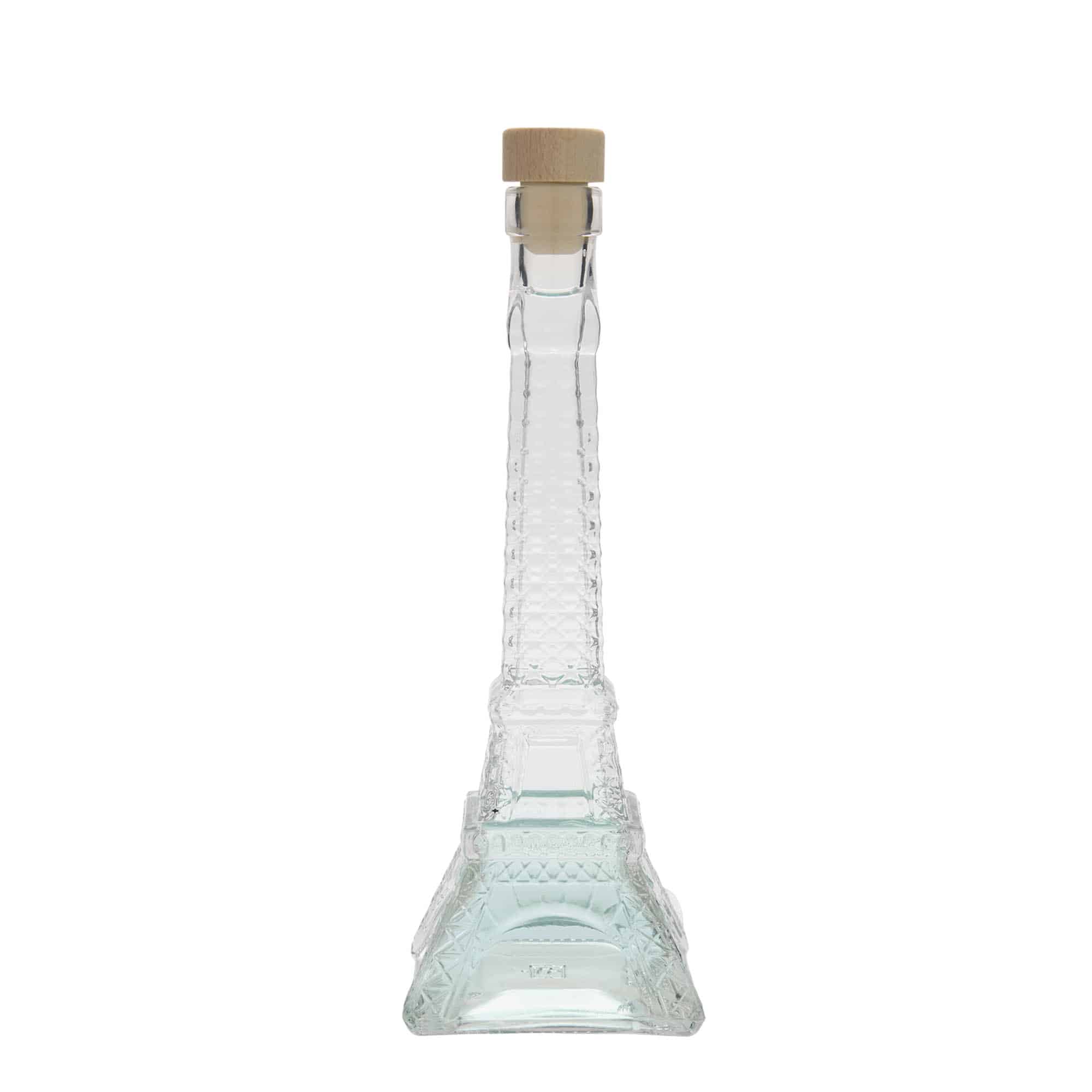 200 ml glasflaske 'Eiffeltårn', åbning: prop
