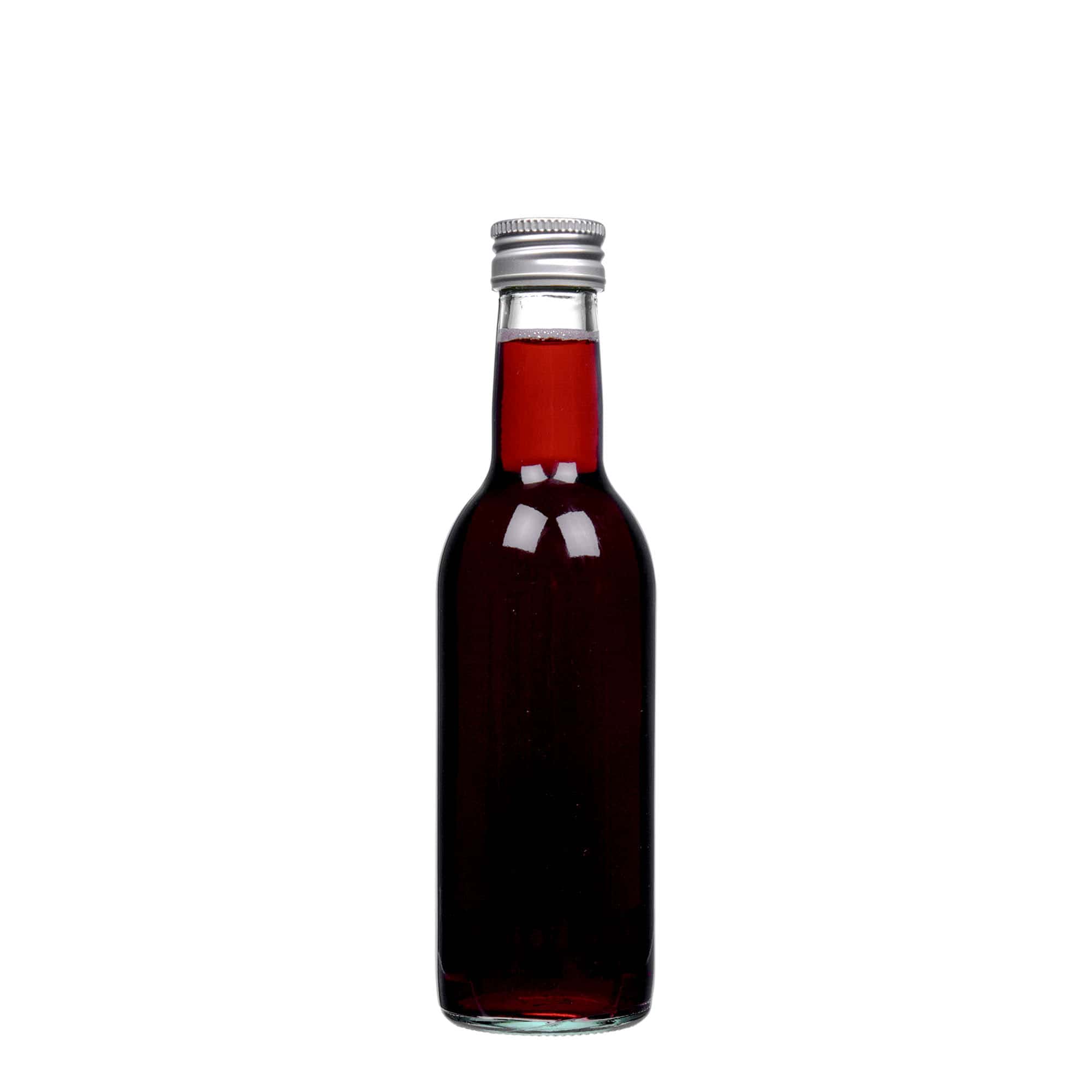 250 ml glasflaske »Bordeaux«, åbning: PP 28