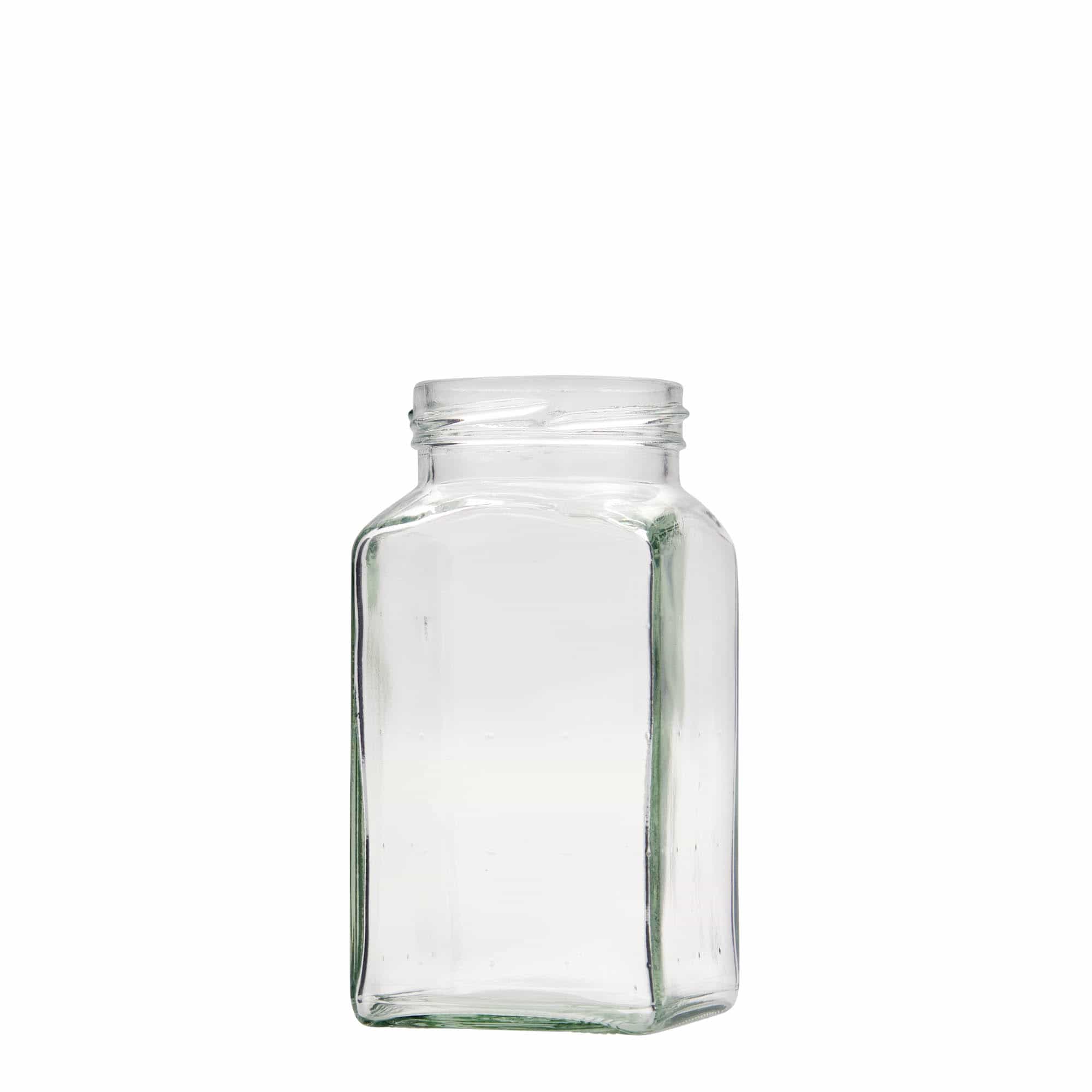 312 ml kvadraktisk glas 'Milano', åbning: Twist-off (TO 58)