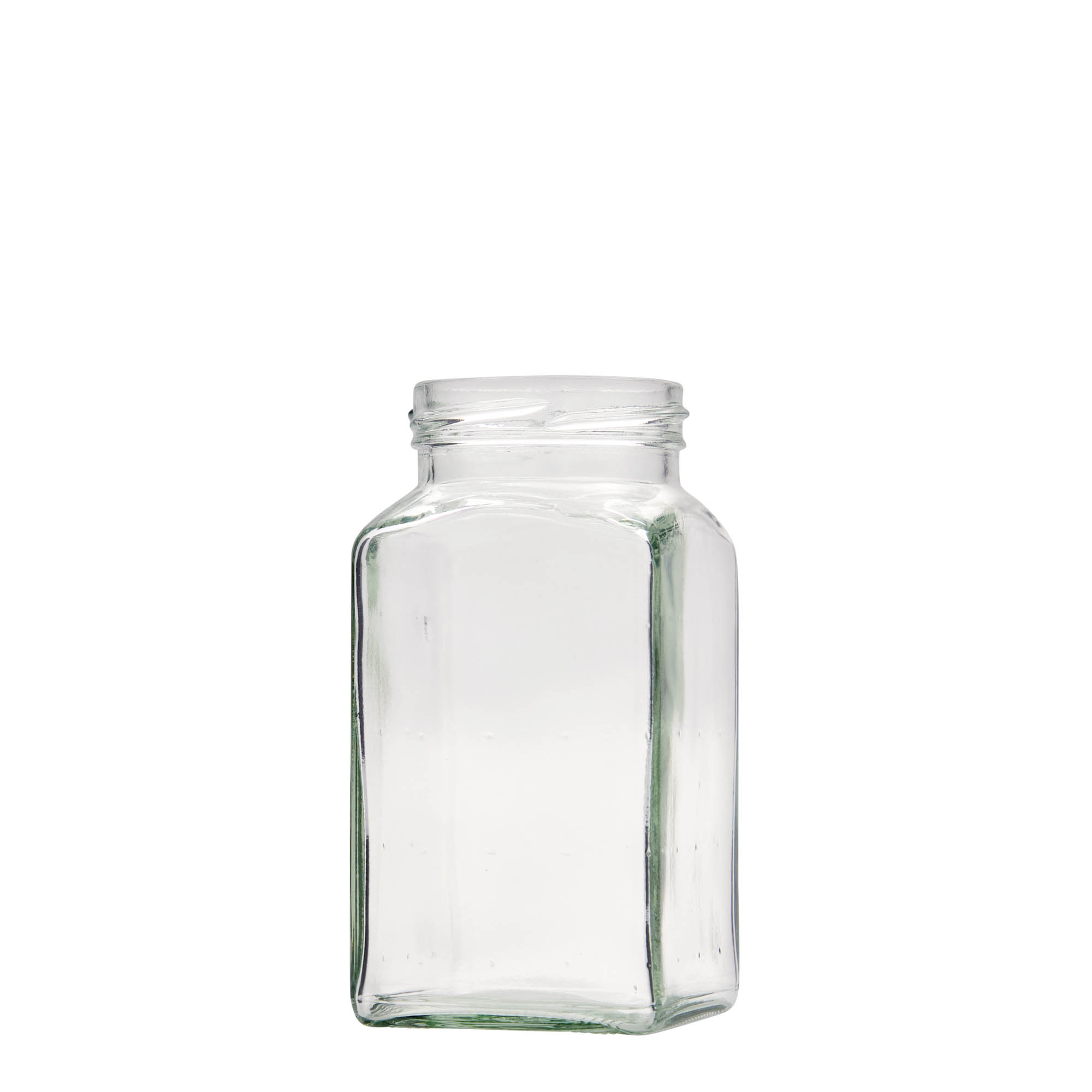 312 ml firkantet glas, åbning: Twist-Off (TO 58) 312 ml firkantet glas, åbning: Twist-Off (TO 58)