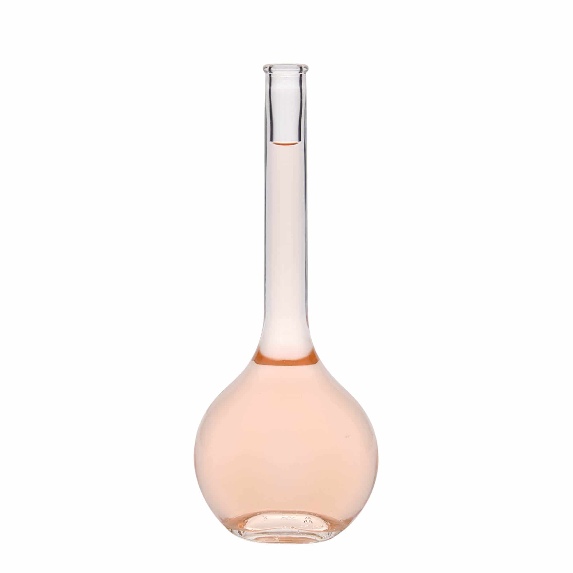 500 ml glasflaske 'Contessa', oval, munding: kork