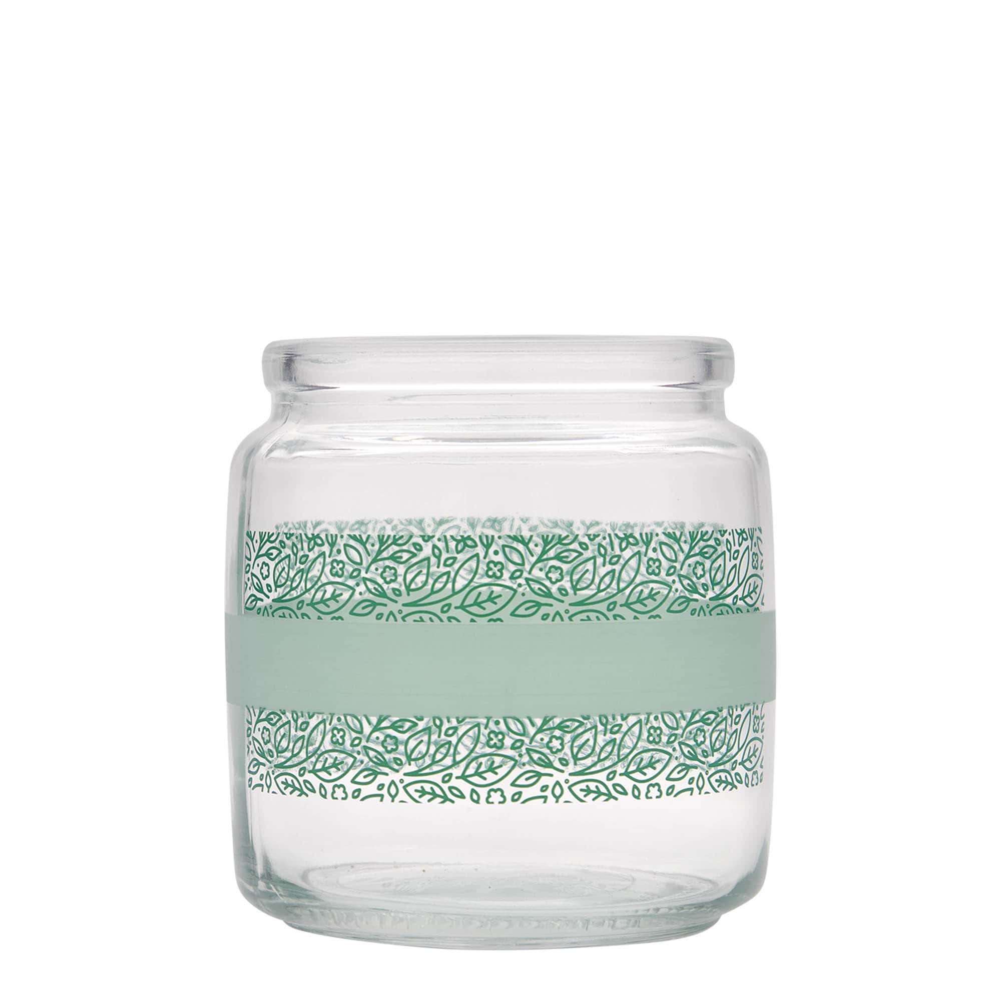 750 ml korkglas »Giara«, motiv: Naturalmente verde, åbning: kork