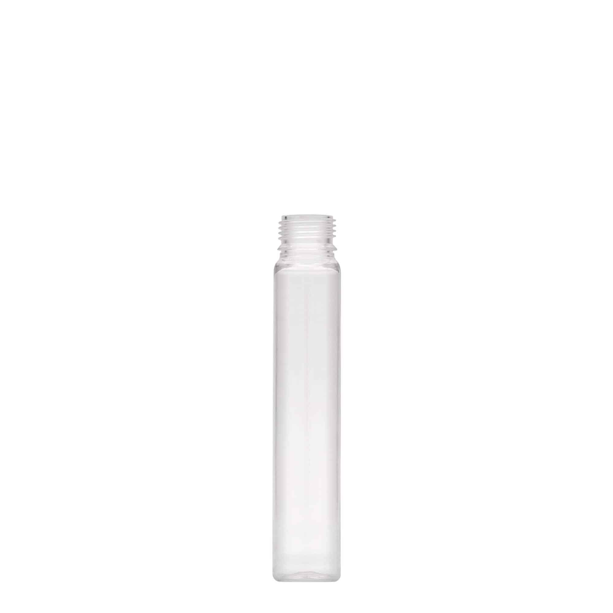 25 ml PET-rør, plastik, åbning: skruelåg