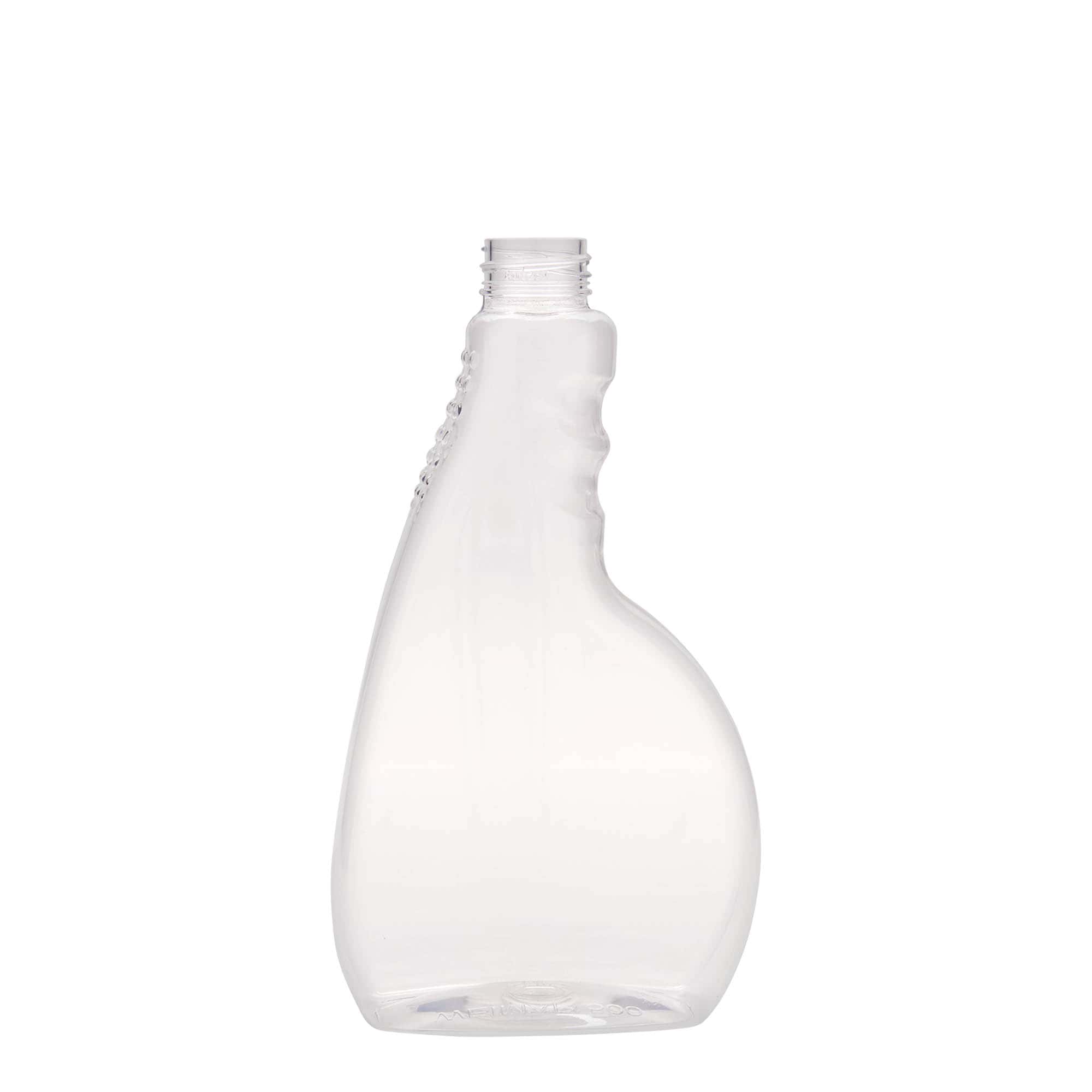 500 ml PET-sprøjteflaske 'Piccobello', rektangulær, plastik, tud: skruehætte