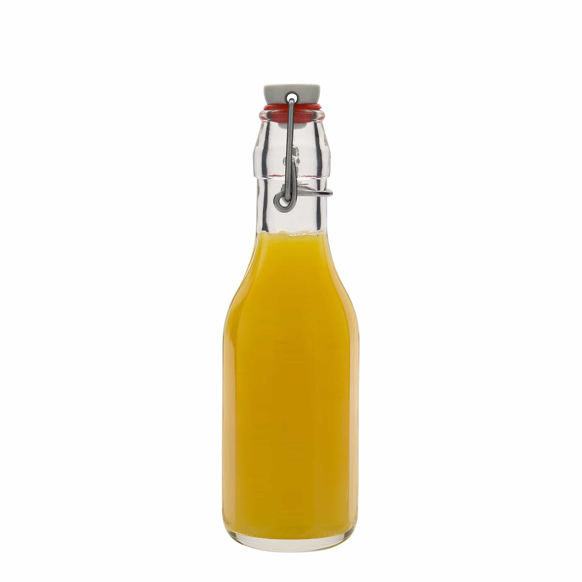 250 ml glasflaske »Bravo«, ti-kantet, åbning: patentprop