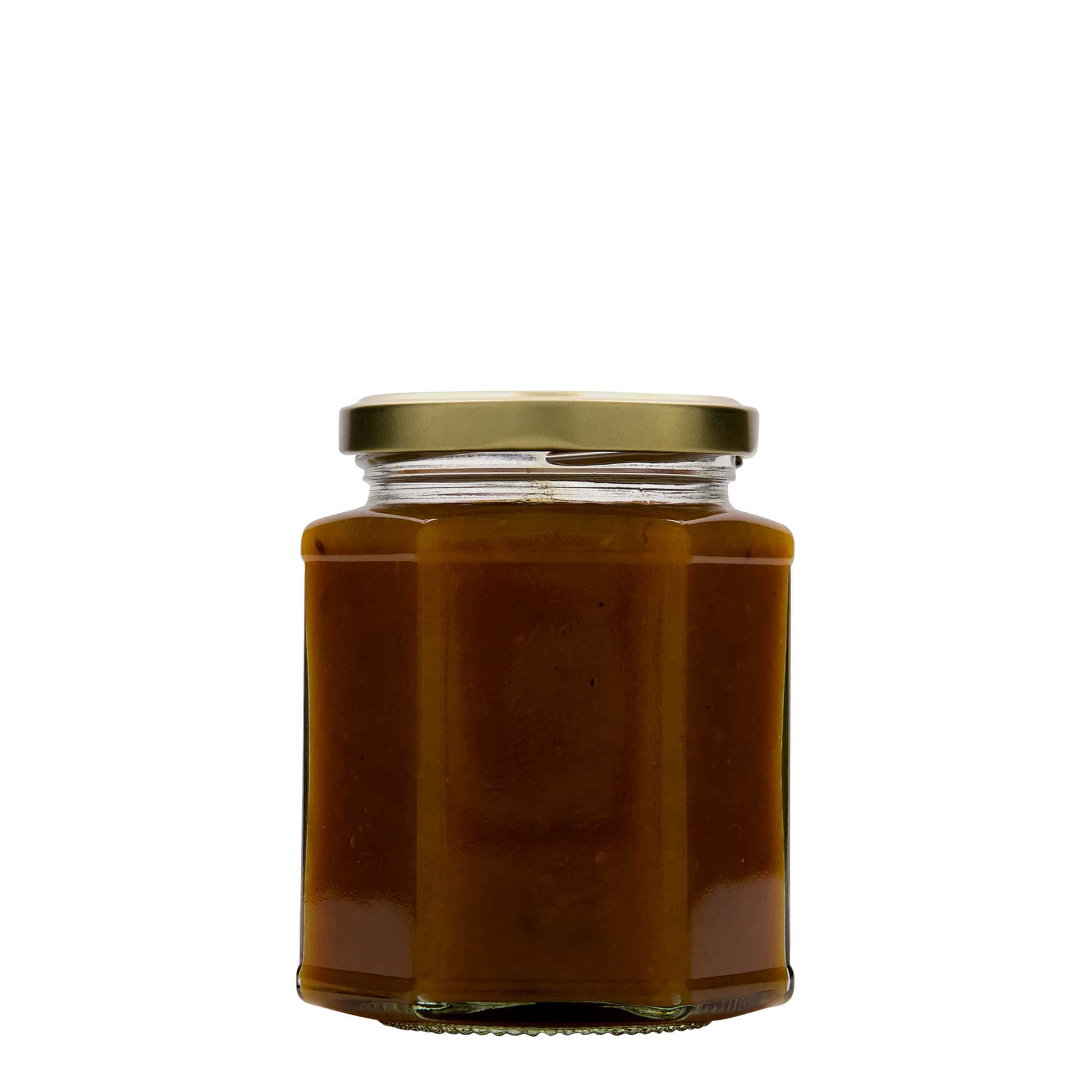 324 ml sekskantet glas, åbning: Twist-Off (TO 66)