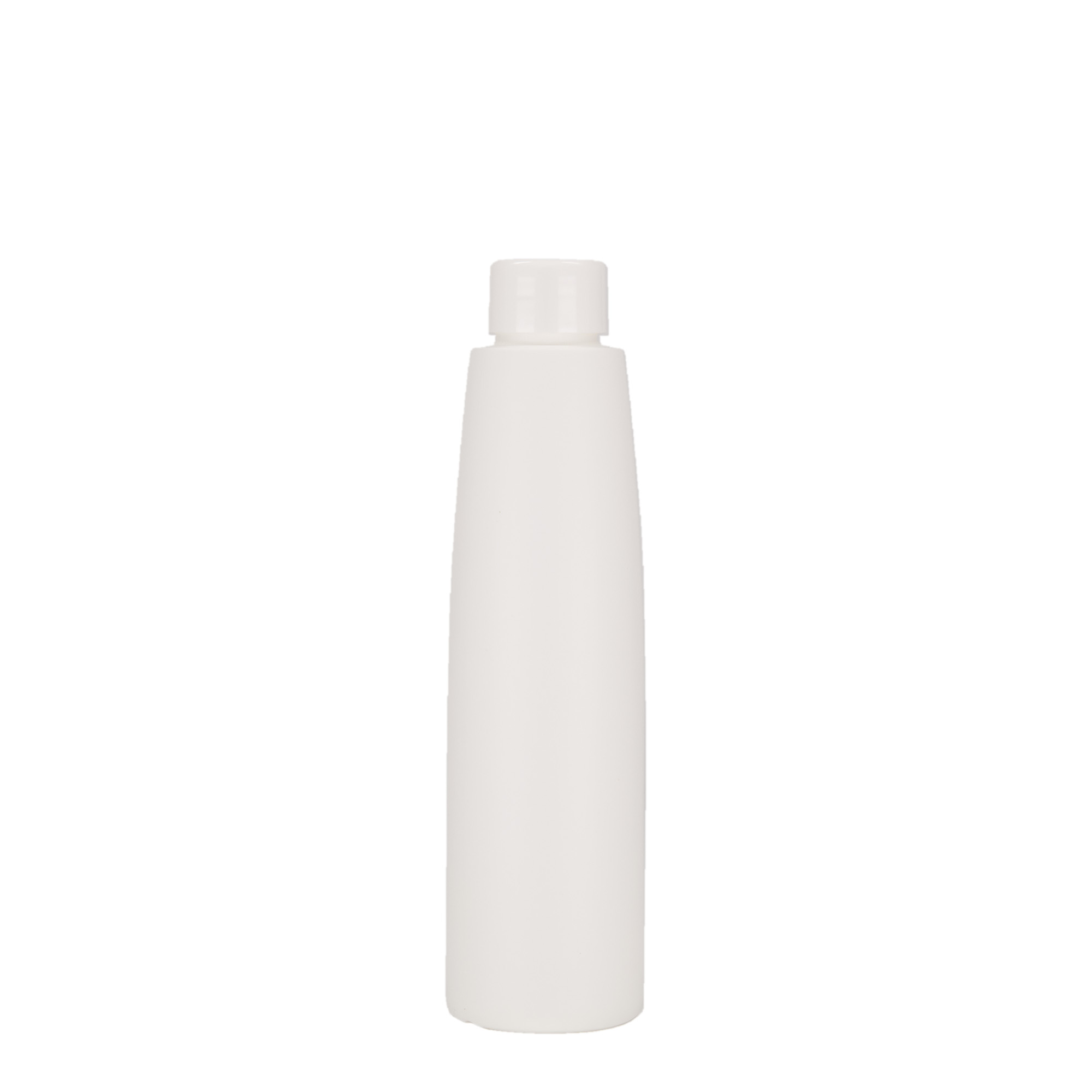 200 ml plastflaske 'Donald', HDPE, hvid, åbning: GPI 24/410