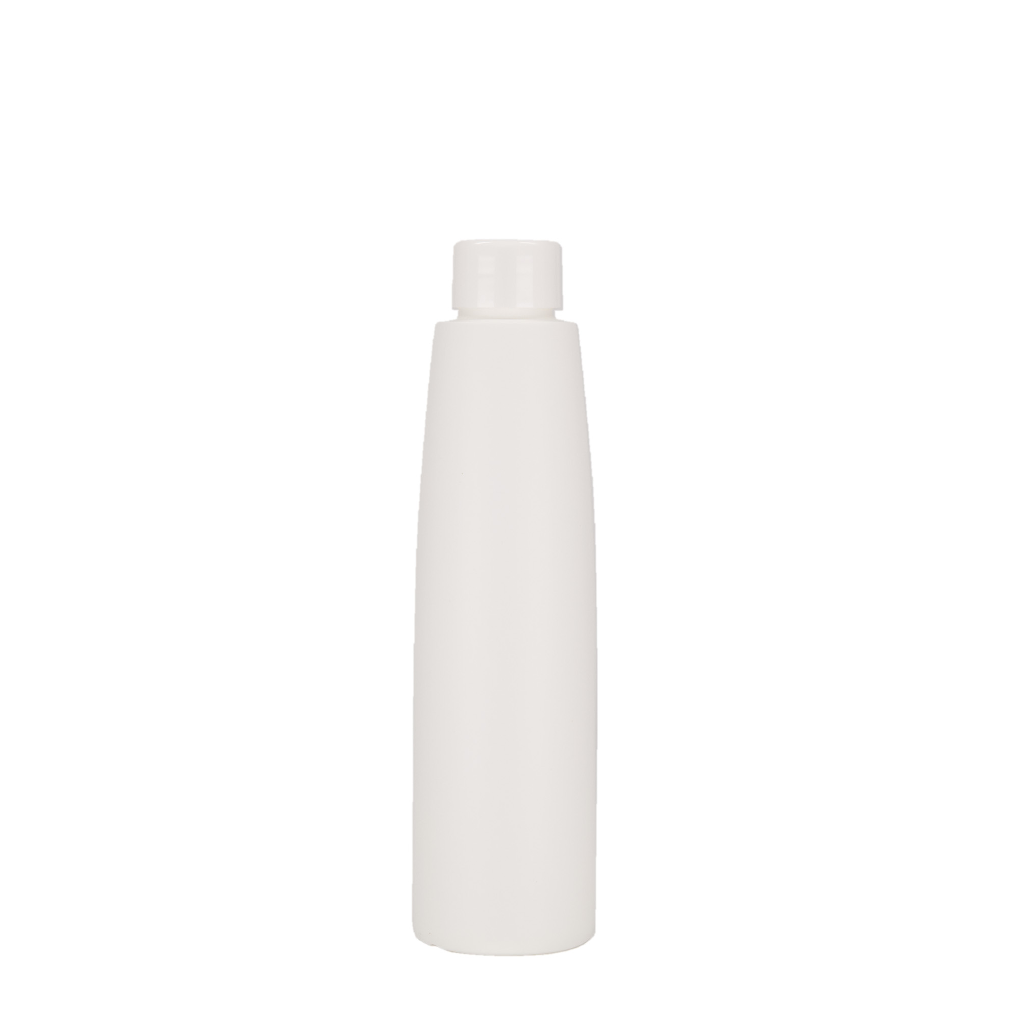 200 ml plastikflaske 'Donald', HDPE, hvid, åbning: 24/410 200 ml plastikflaske 'Donald', HDPE, hvid, åbning: 24/410