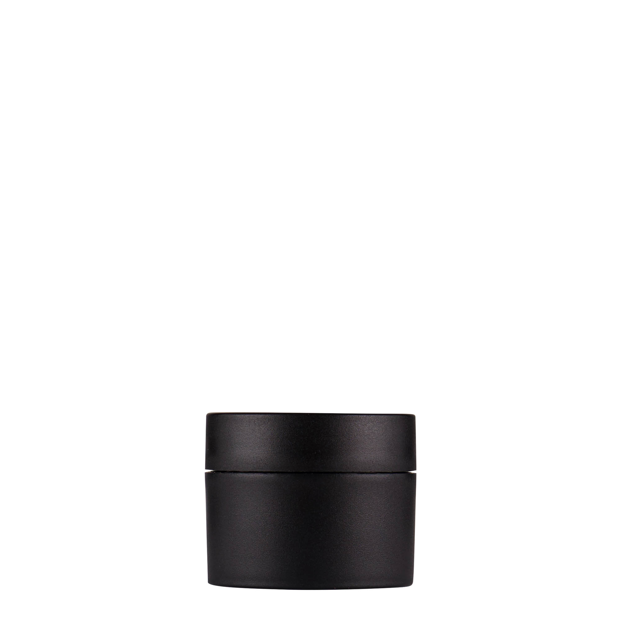 15 ml plastdåse 'Antonella', PP, sort, åbning: skruelåg 15 ml plastdåse 'Antonella', PP, sort, åbning: skruelåg