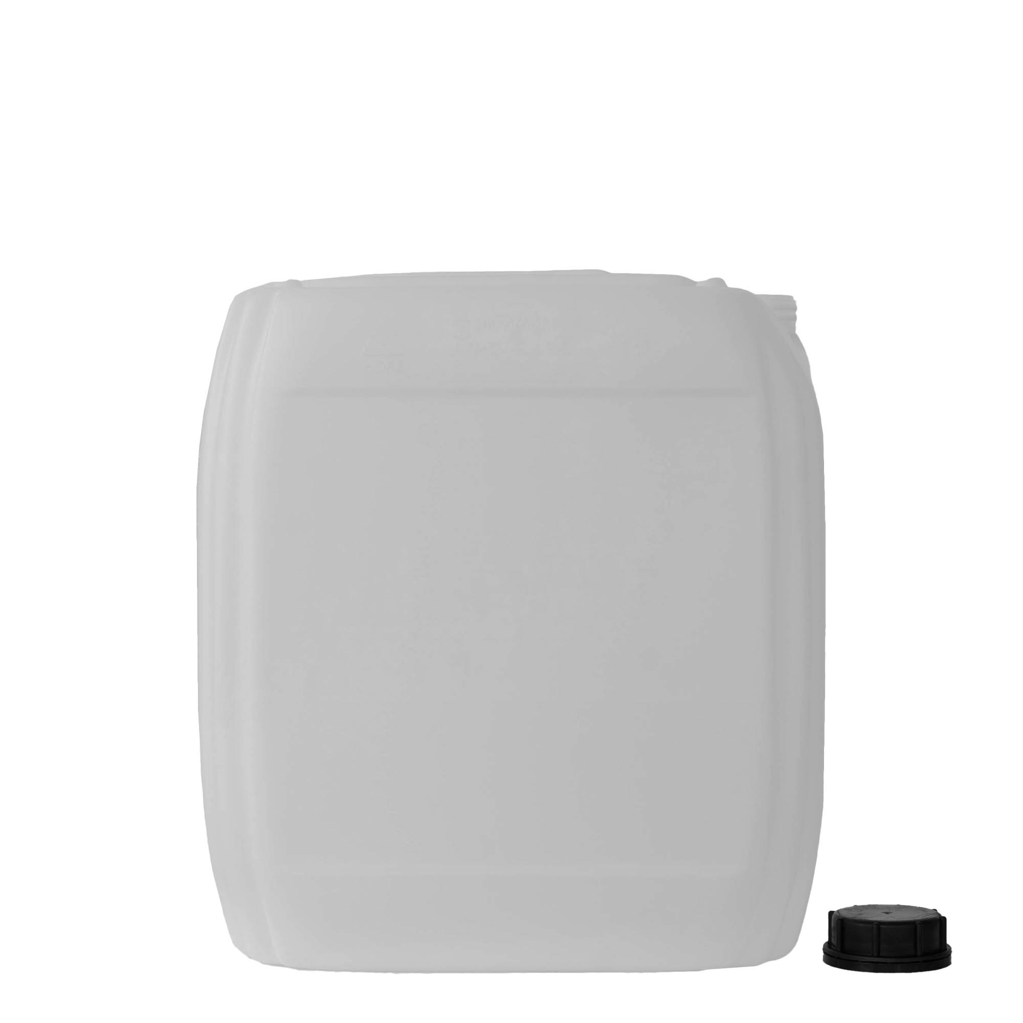 30 l dunk, rektangulær, HDPE-plast, natur, åbning: ND 60 30 l dunk, rektangulær, HDPE-plast, natur, åbning: ND 60