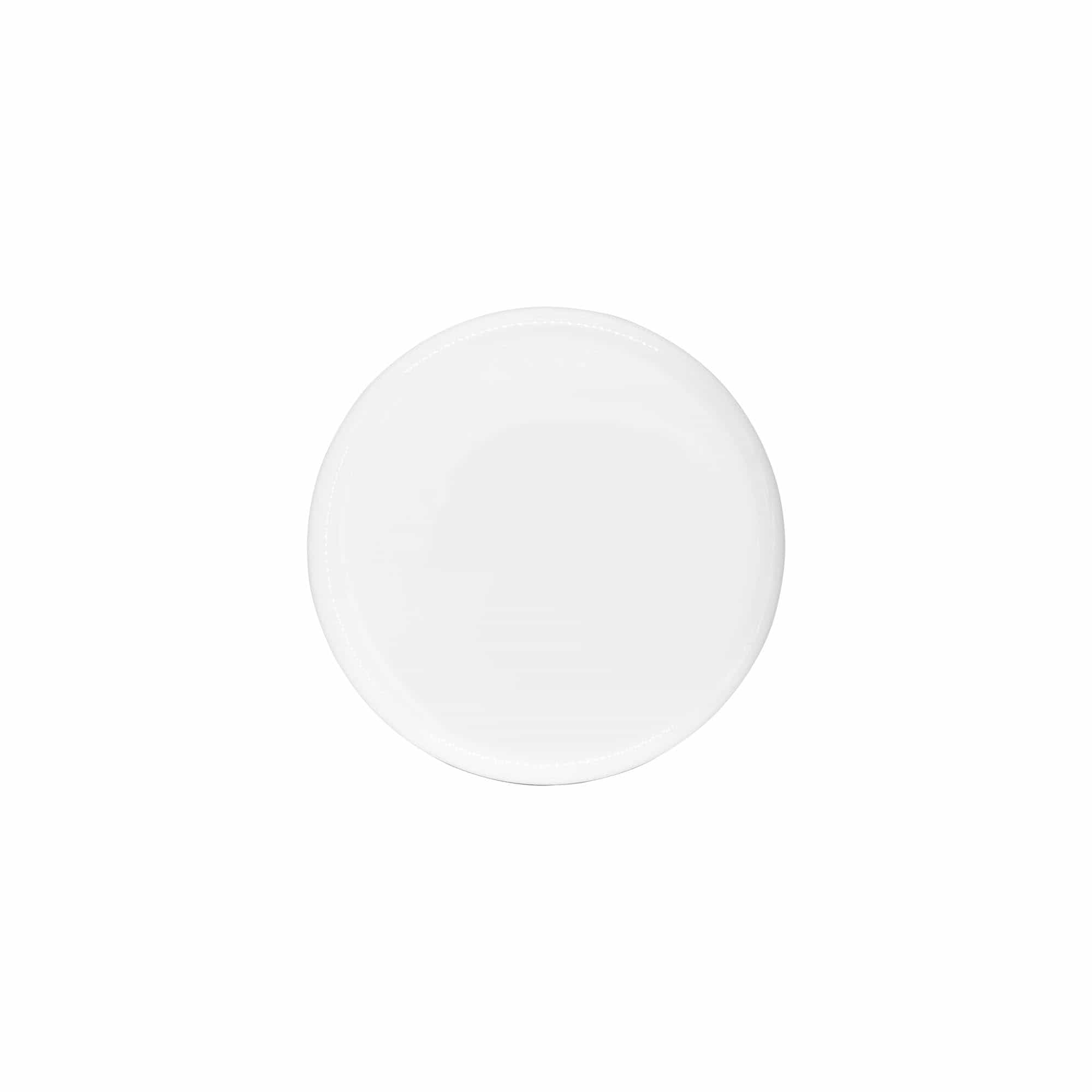 Skruelåg til 100 ml 'Bianca', PP-plast, hvid