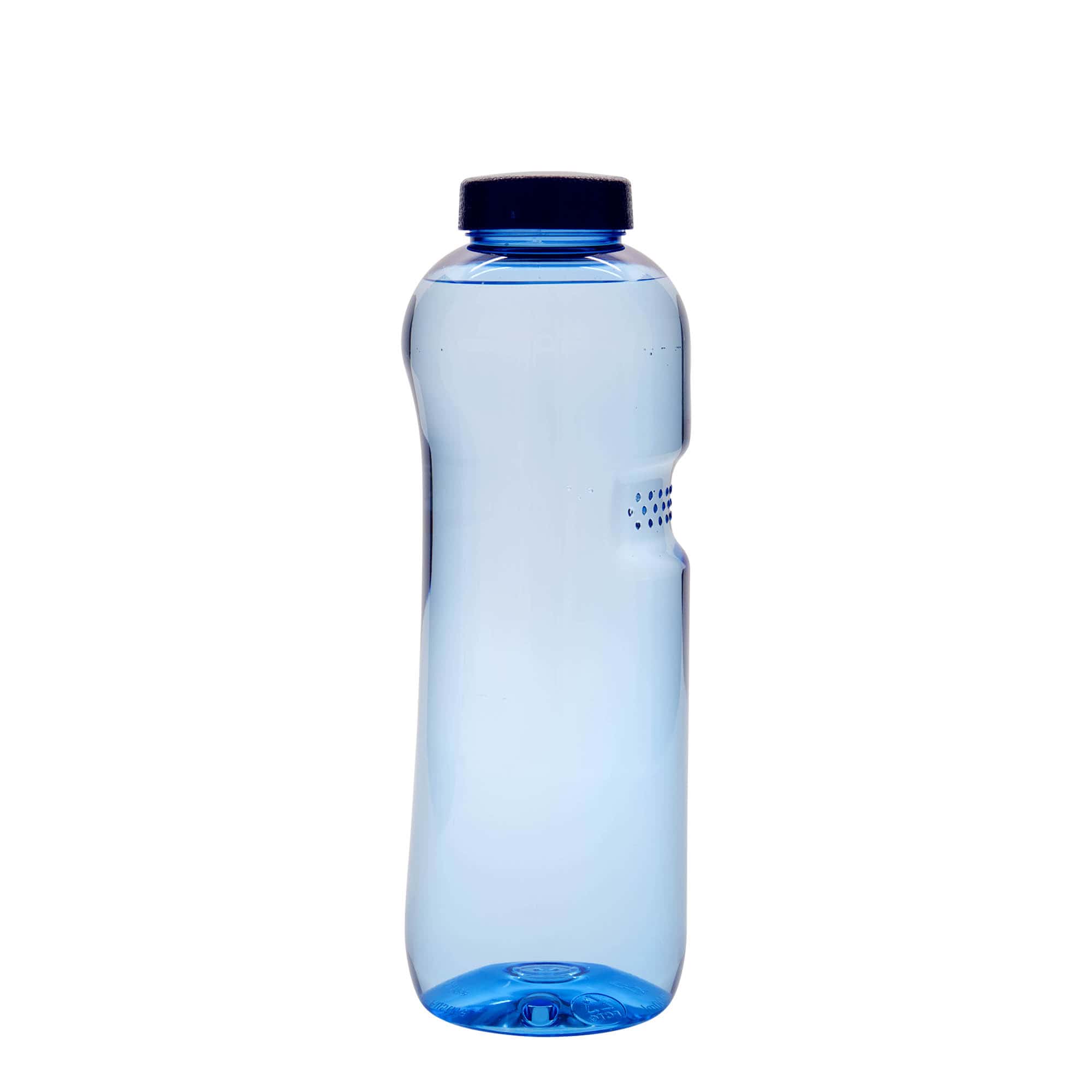 1.000 ml PET-drikkeflaske »Kavodrink«, plastik, blå