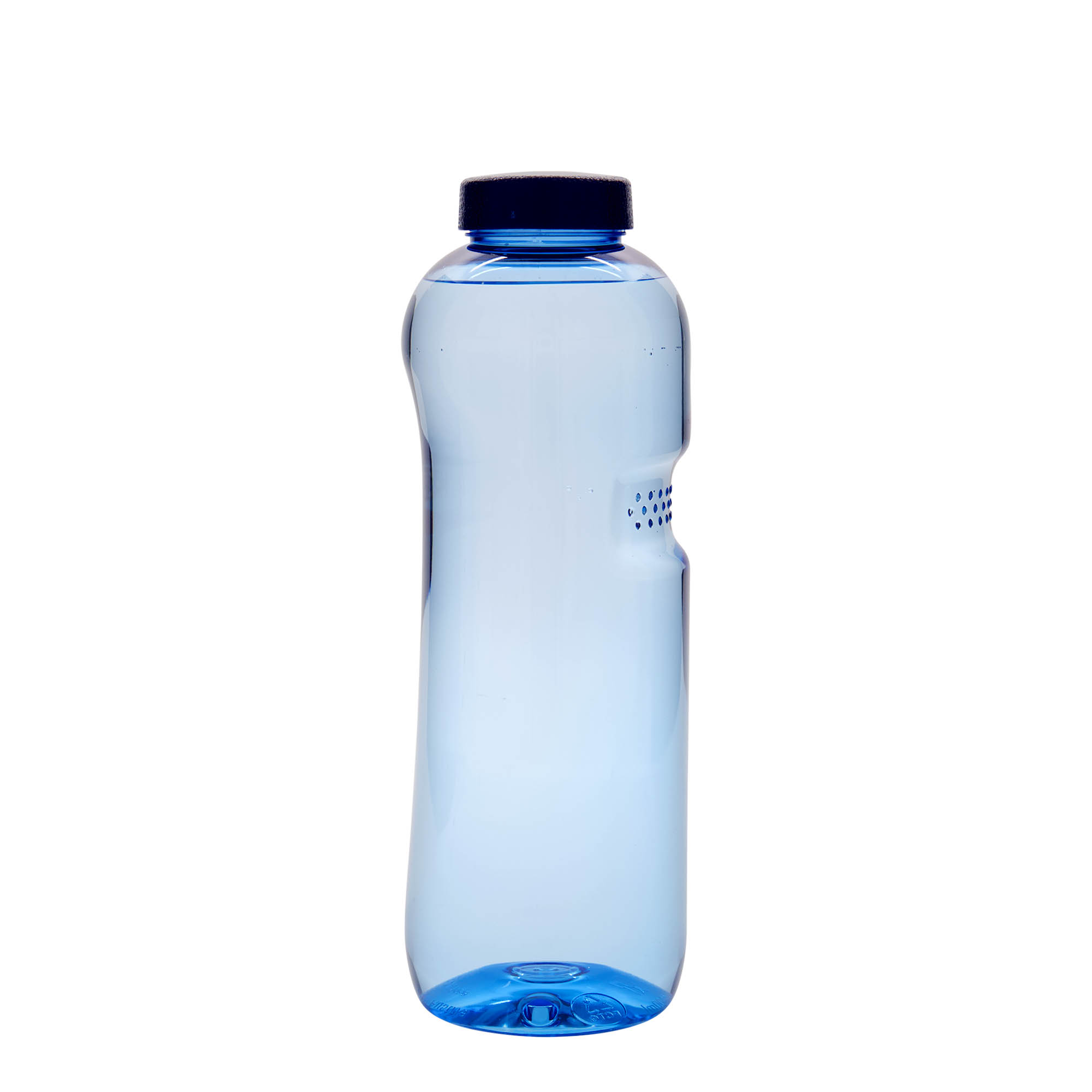 1.000 ml PET-drikkeflaske »Kavodrink«, plastik, blå 1.000 ml PET-drikkeflaske »Kavodrink«, plastik, blå