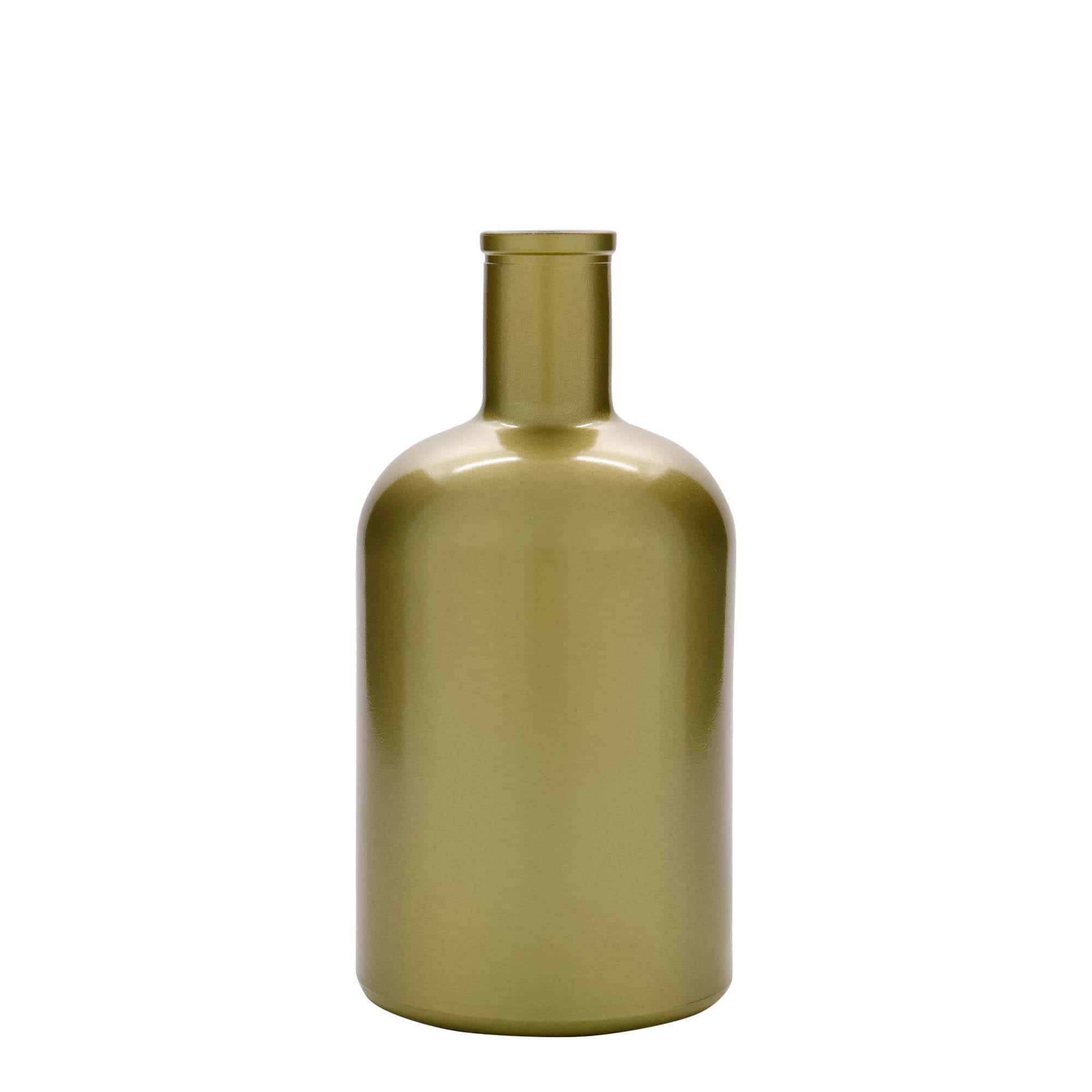 700 ml glasflaske 'Gerardino', guld, åbning: Kork 700 ml glasflaske 'Gerardino', guld, åbning: Kork