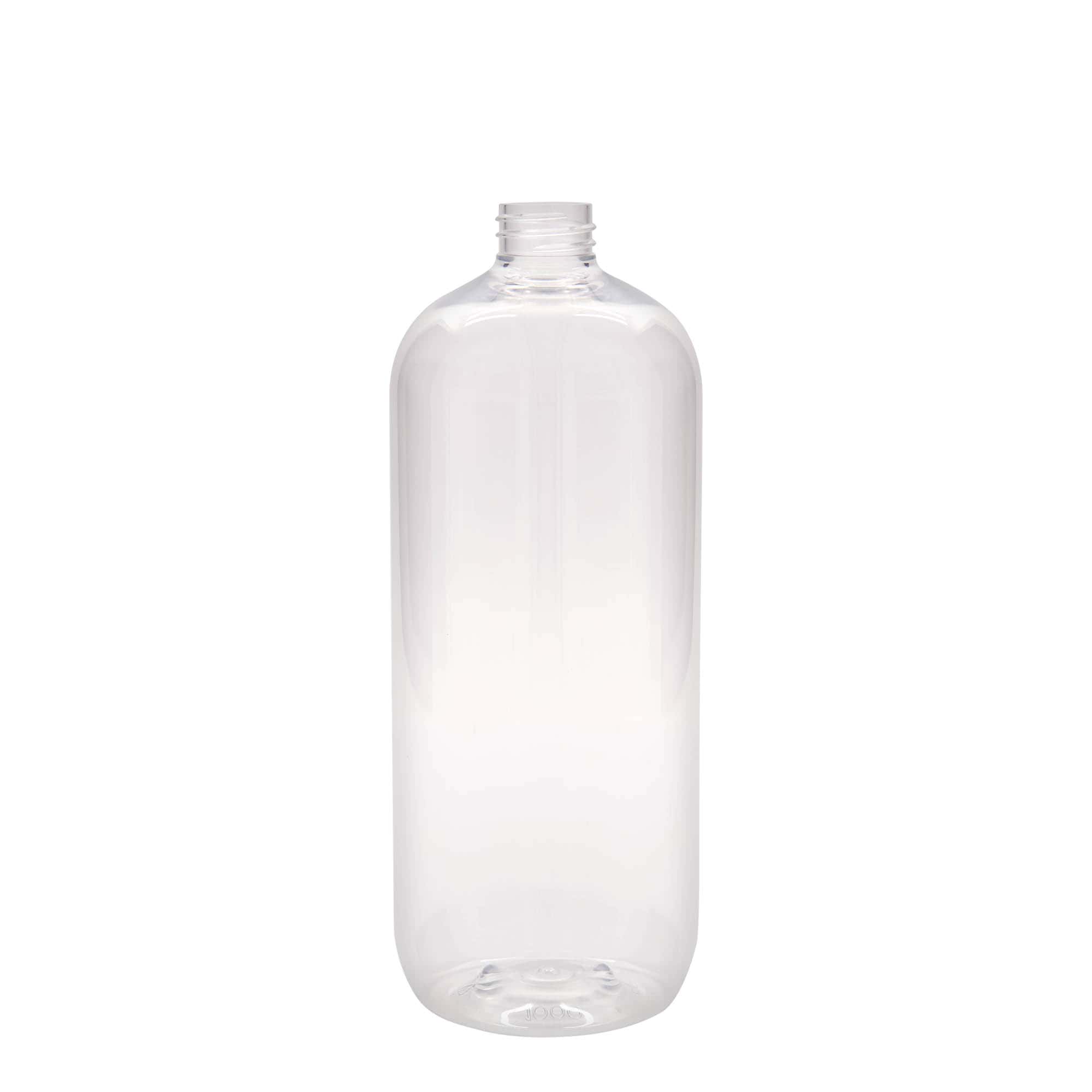 1.000 ml PET-flaske 'Boston', plast, åbning: GPI 28/410 1.000 ml PET-flaske 'Boston', plast, åbning: GPI 28/410