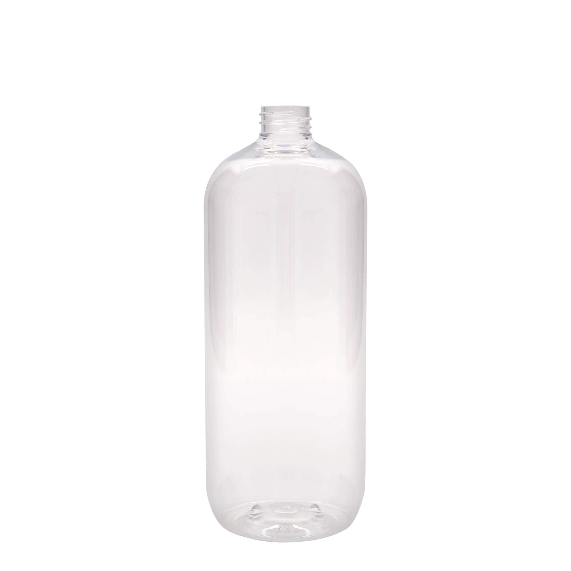 1.000 ml PET-flaske 'Boston', plastik, munding: 28/410