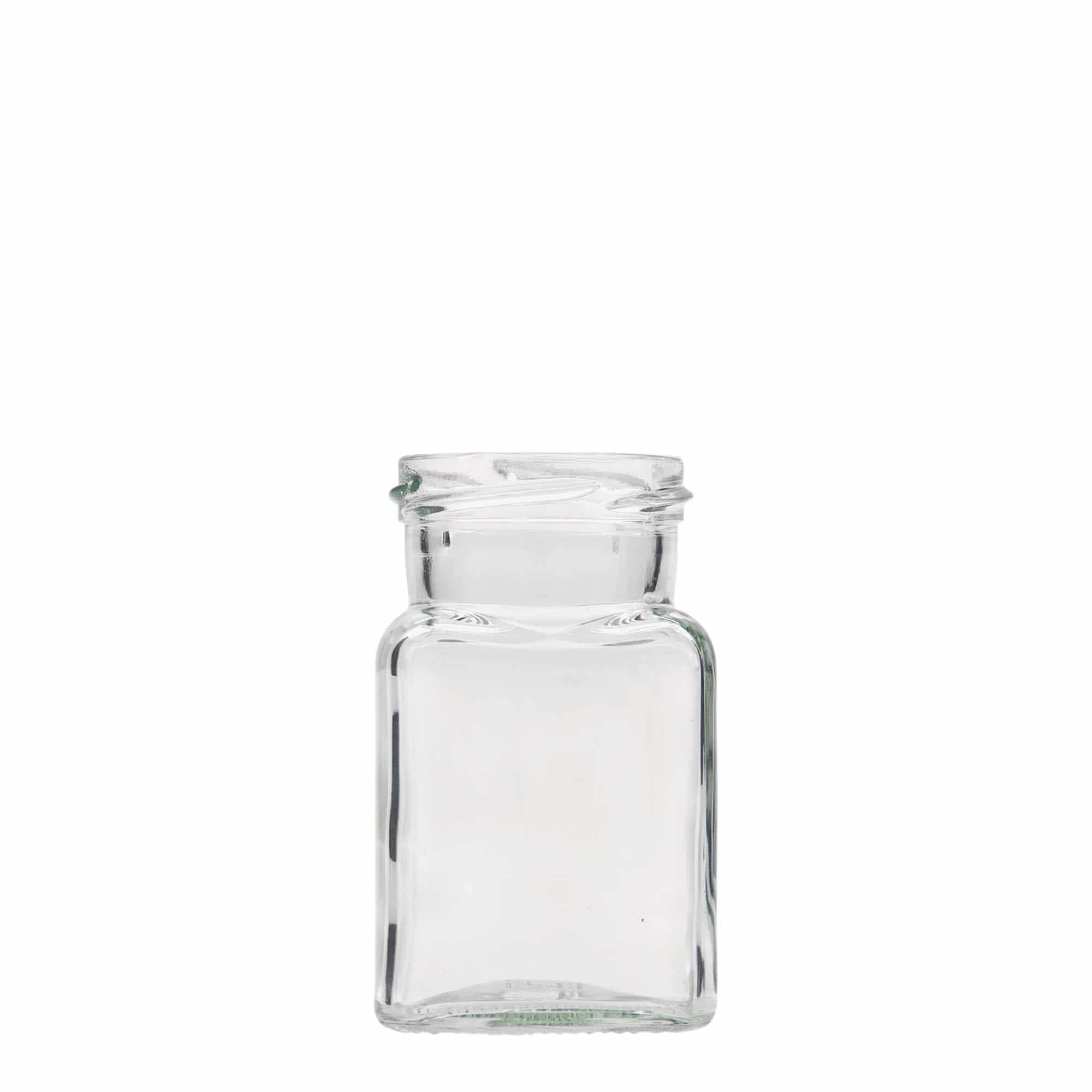 150 ml kvadraktisk glas 'Milano', åbning: Twist-off (TO 53)