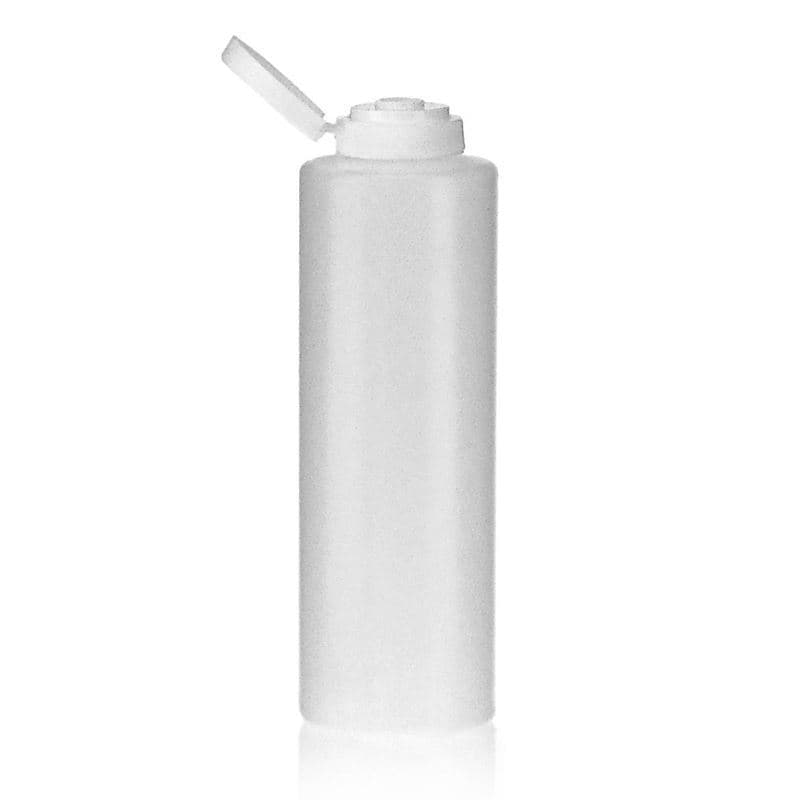 500 ml sovseflaske, LDPE-plast, natur, åbning: GPI 38/400