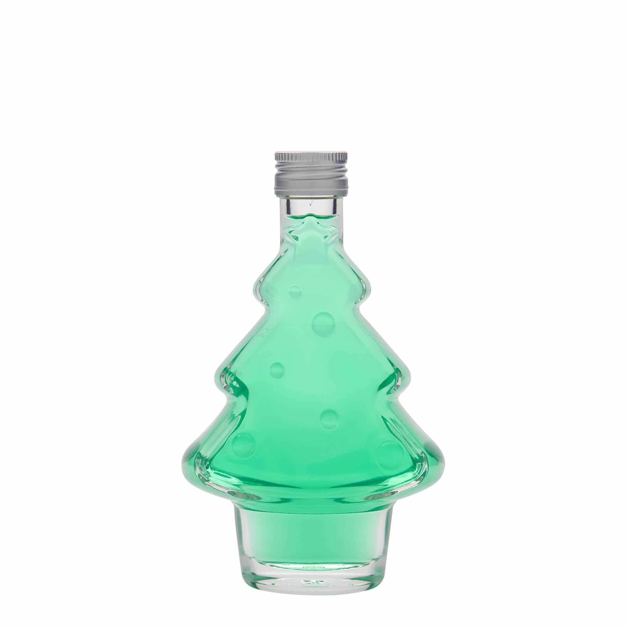 200 ml glasflaske 'Juletræ', åbning: PP 28