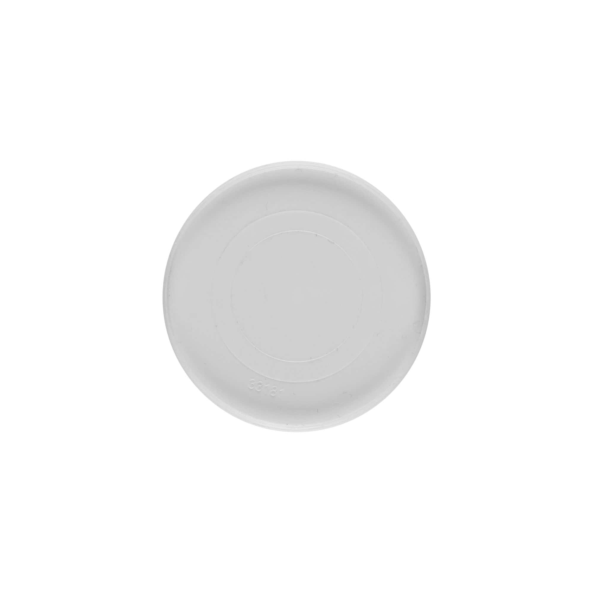 Dækskive til 30 ml 'Bianca', PP-plast, hvid
