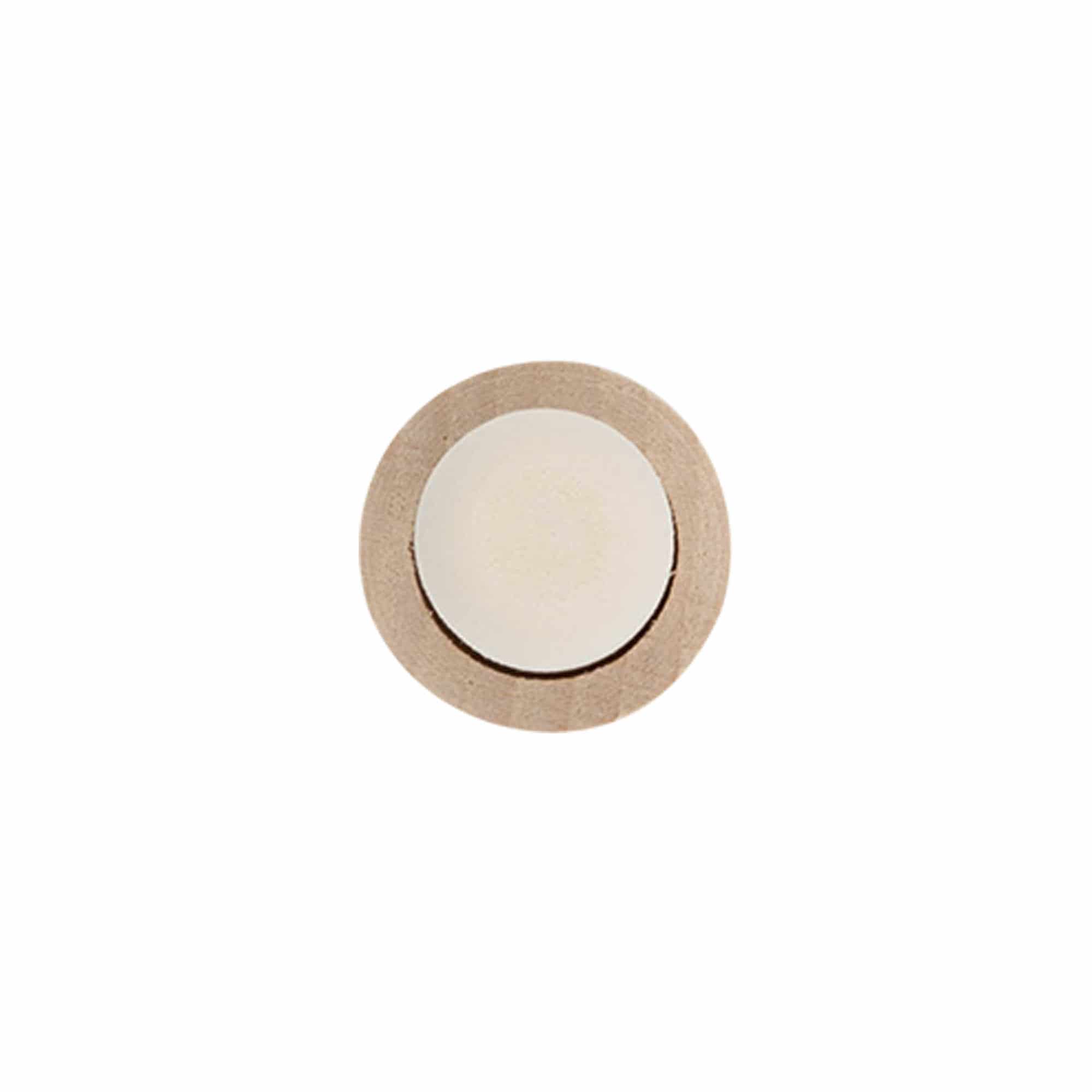 Grebsprop 19 mm, træ/plast, til munding: prop