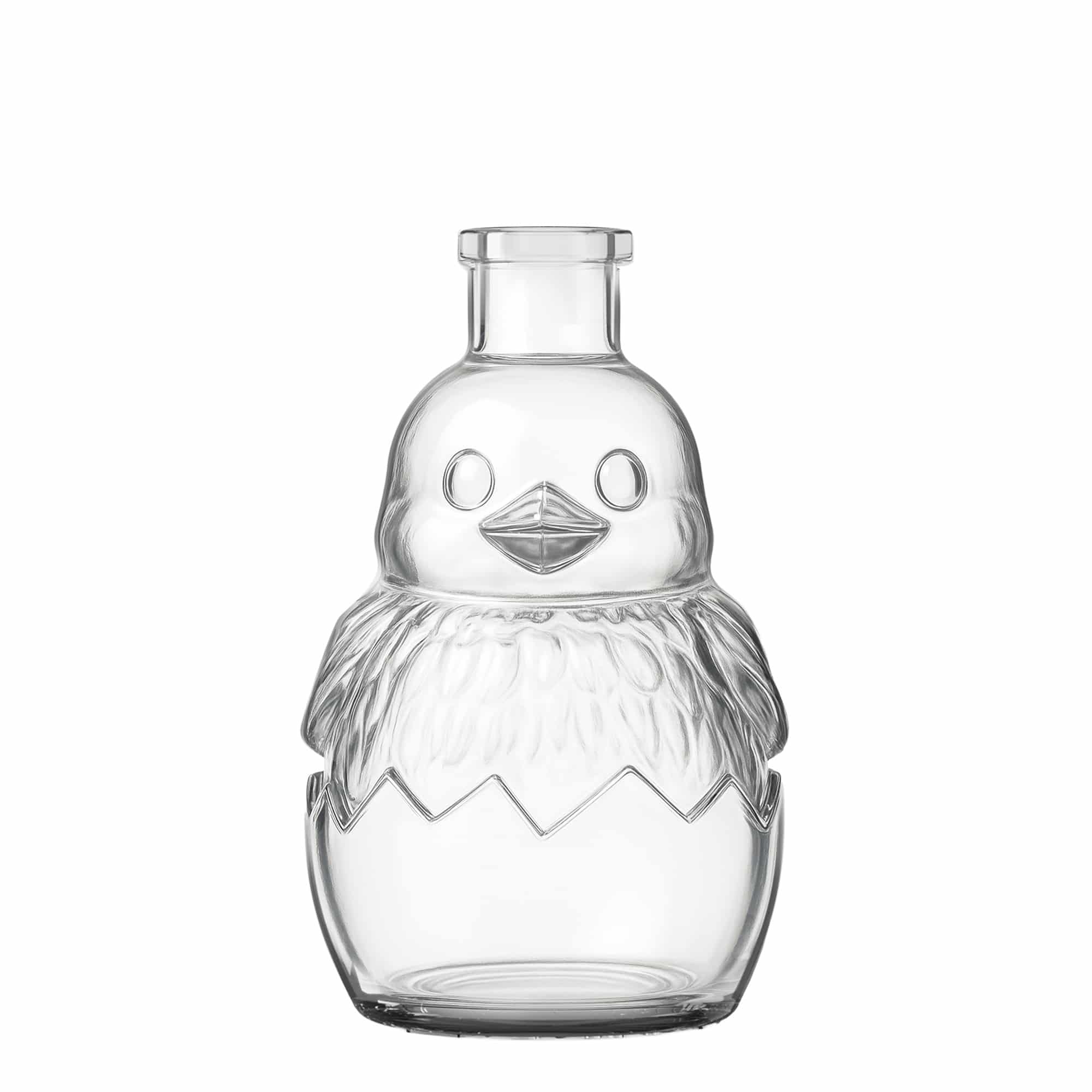 200 ml glasflaske 'Kylling', åbning: kork