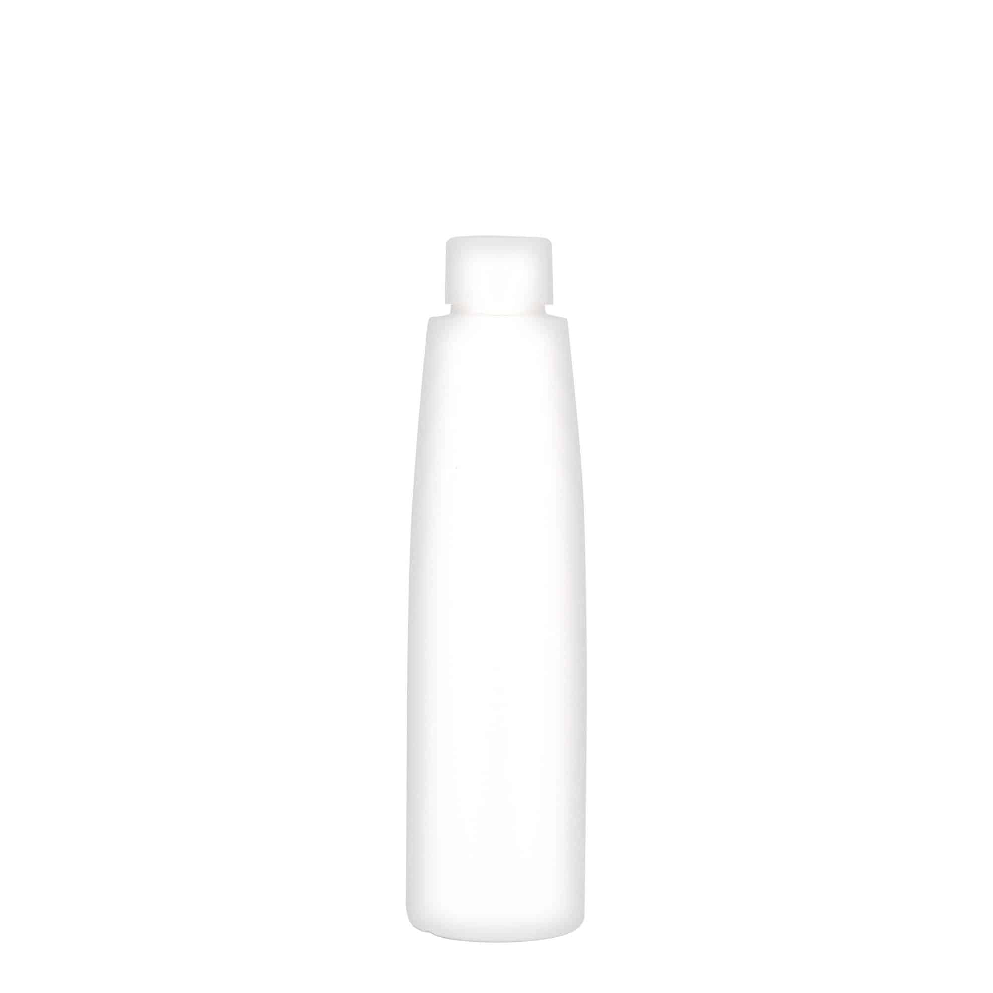 200 ml plastflaske 'Donald', HDPE, hvid, åbning: GPI 24/410