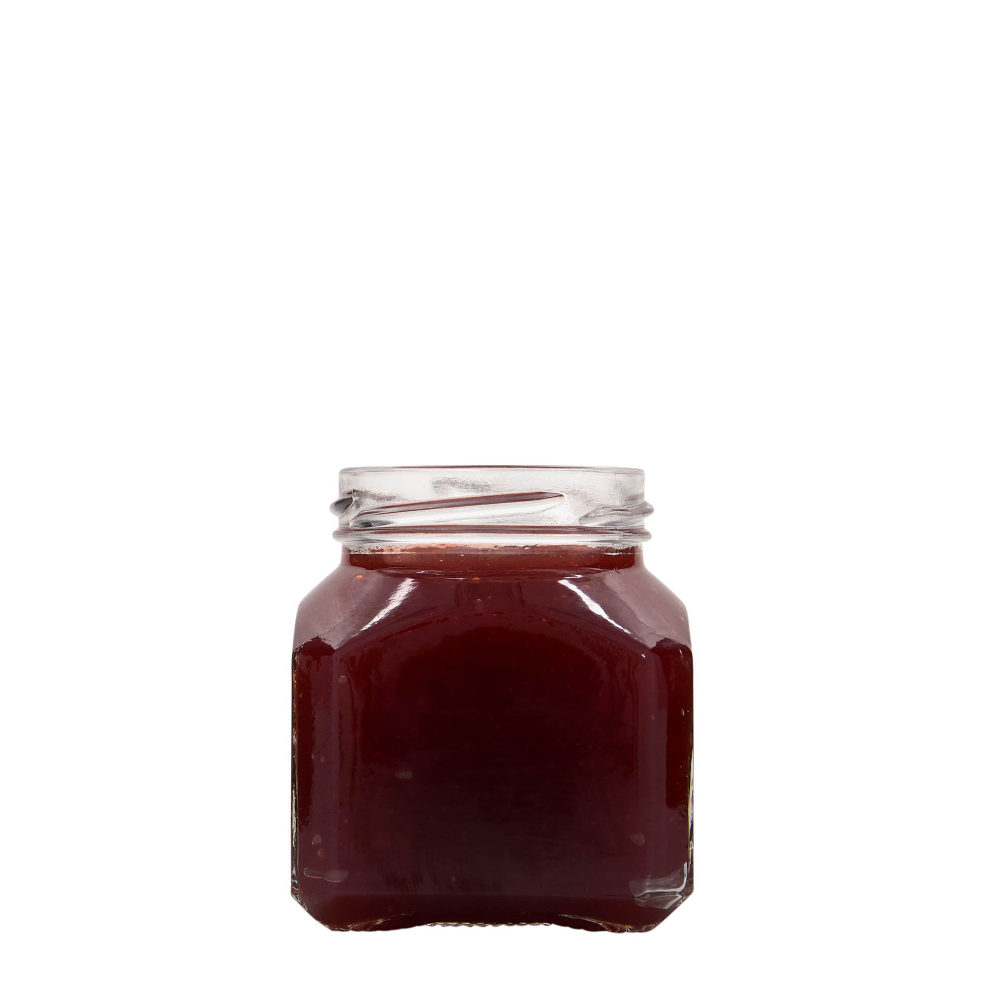 212 ml firkantet glas 'Mailand', åbning: Twist-Off (TO 58)