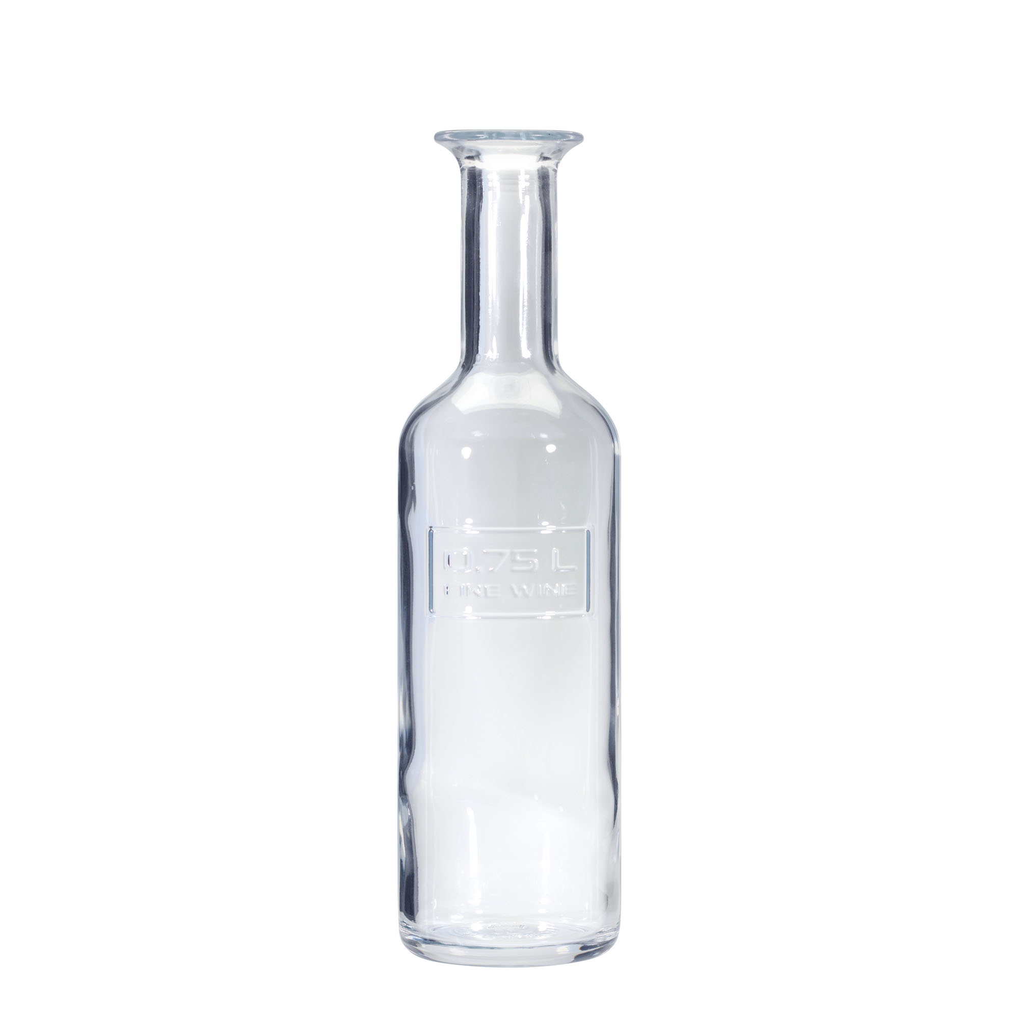 750 ml glasflaske 'Optima Fine Wine', åbning: kork