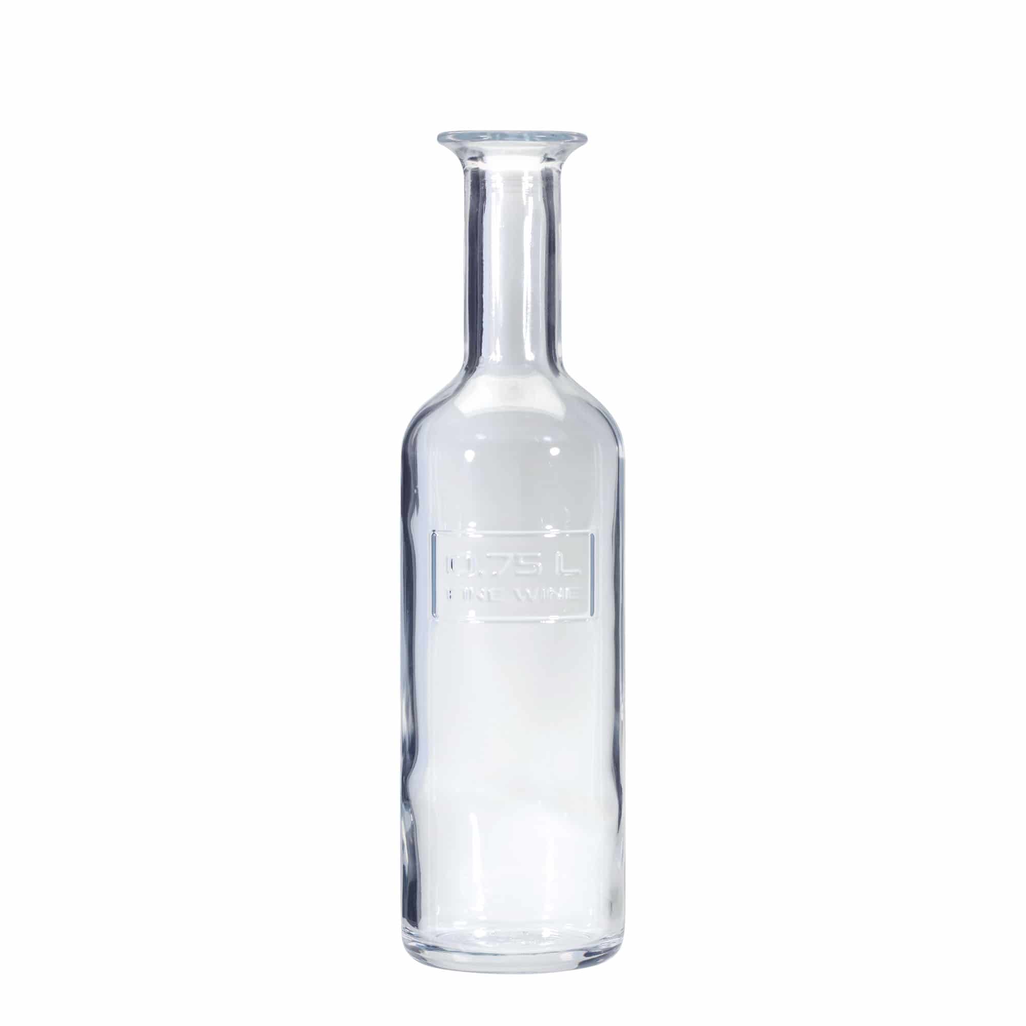 750 ml glasflaske 'Optima Fine Wine', åbning: kork