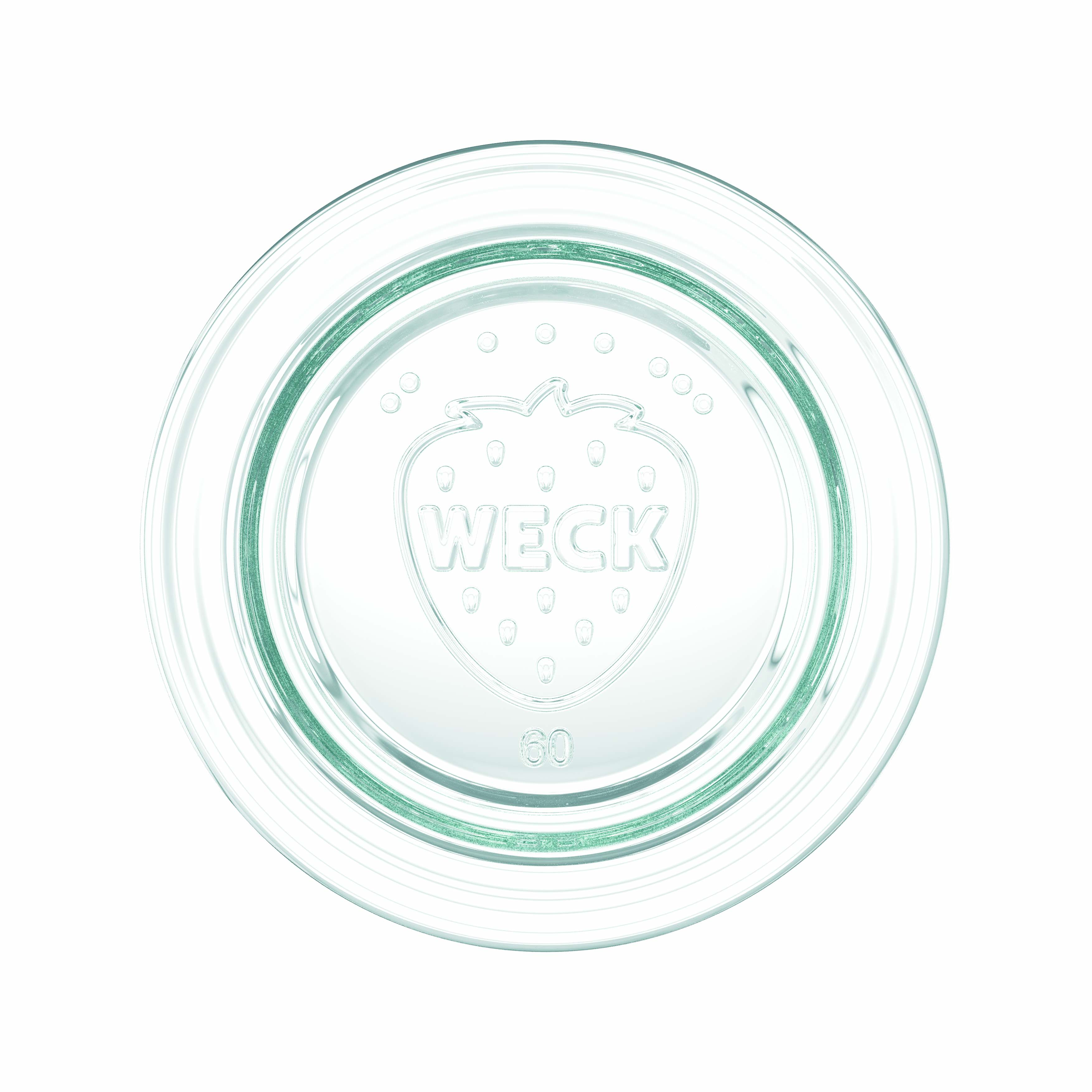 12x 50 ml WECK-sturzglas med glaslåg RR 60