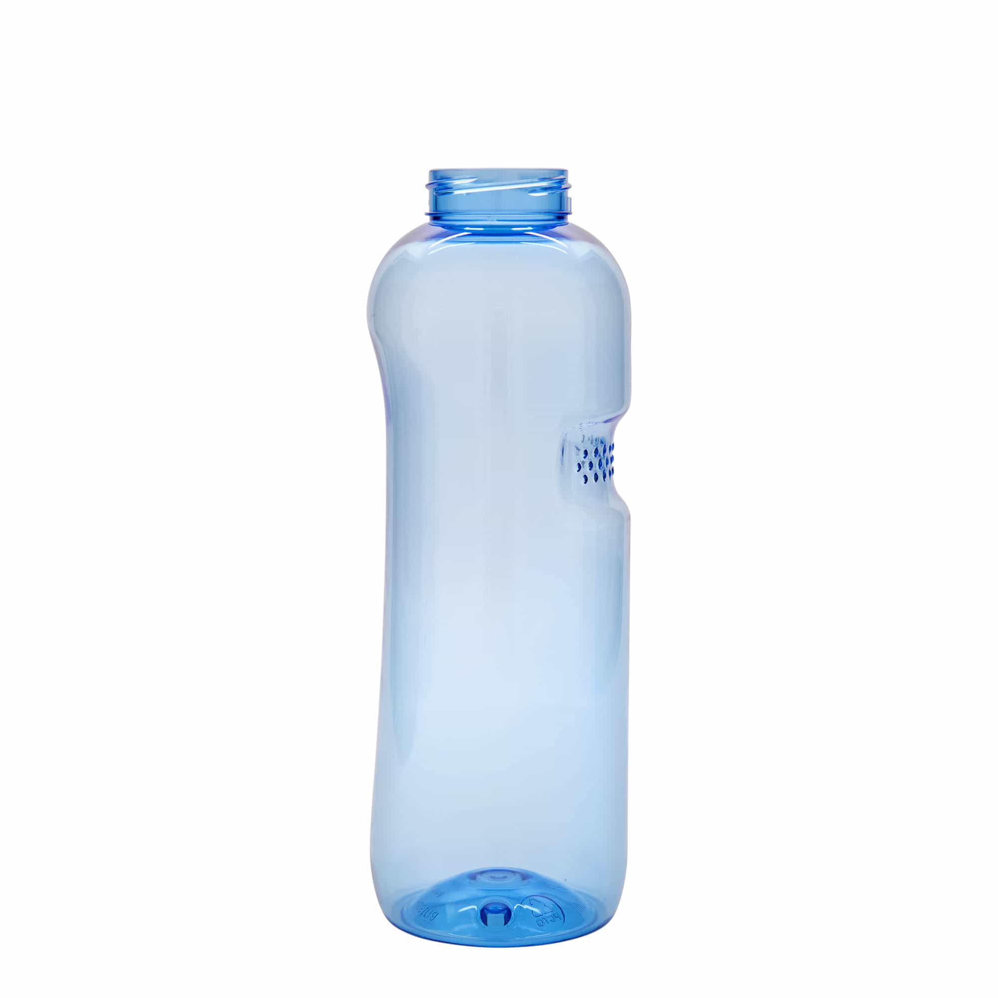 1.000 ml PET-drikkeflaske 'Kavodrink', plast, blå 1.000 ml PET-drikkeflaske 'Kavodrink', plast, blå