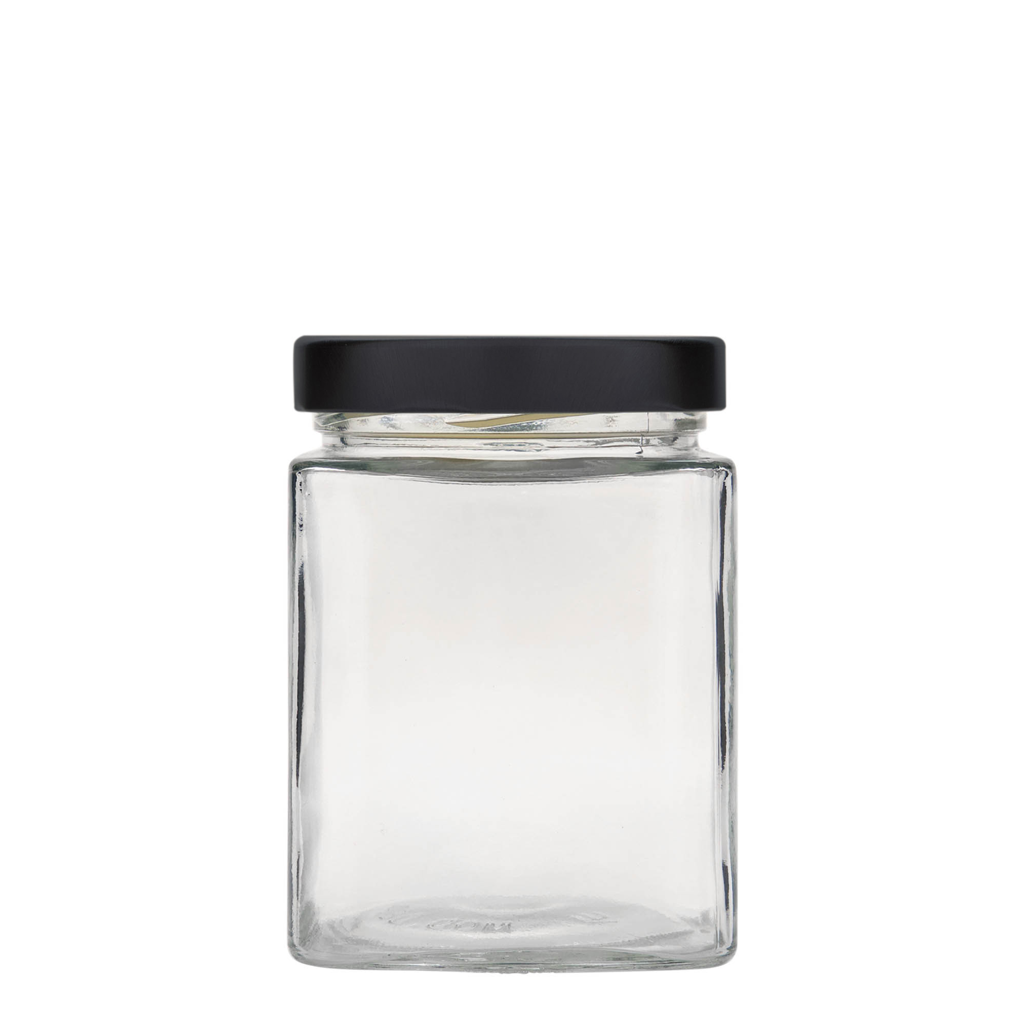 580 ml firkantet glas 'Ikarus', åbning: Deep-Twist-Off (DTO 82)