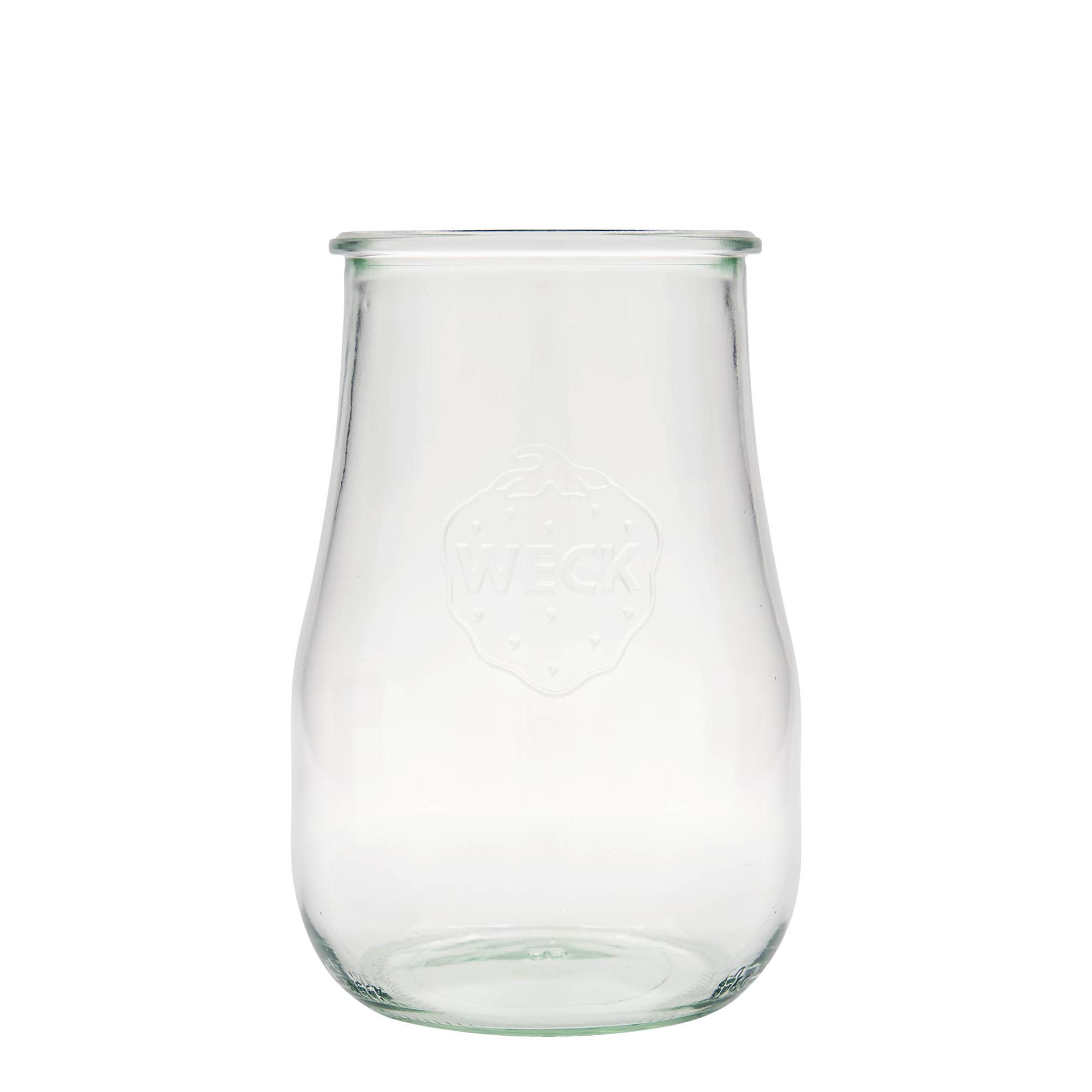 4x 1750 ml WECK-tulipanglas med glaslåg RR 100