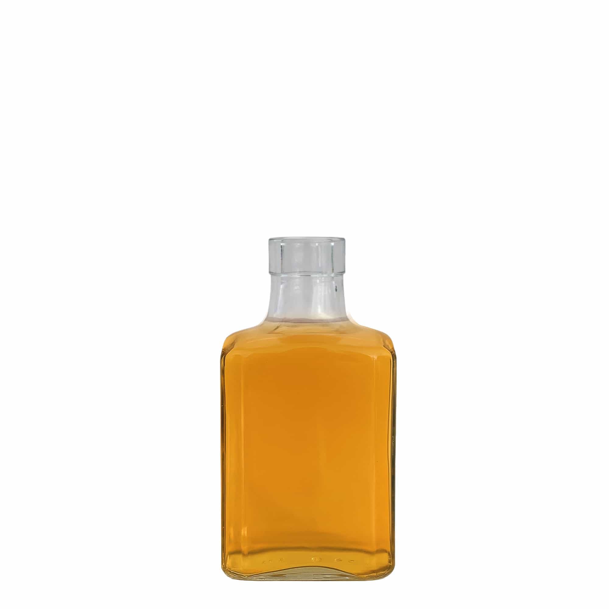 250 ml glasflaske 'Decanter Quadro Oberband', firkantet, åbning: kork