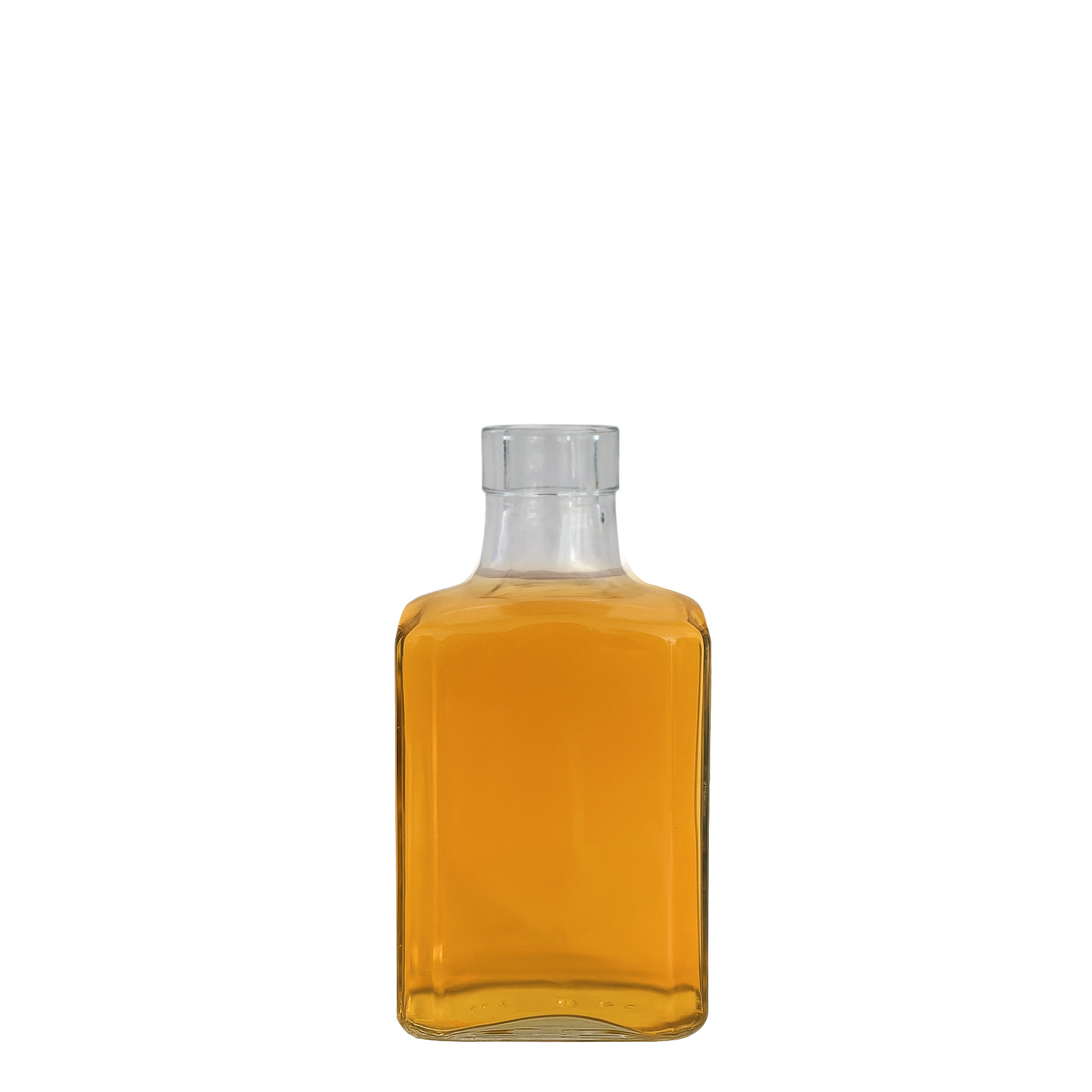 250 ml glasflaske 'Decanter Quadro Oberband', firkantet, åbning: kork